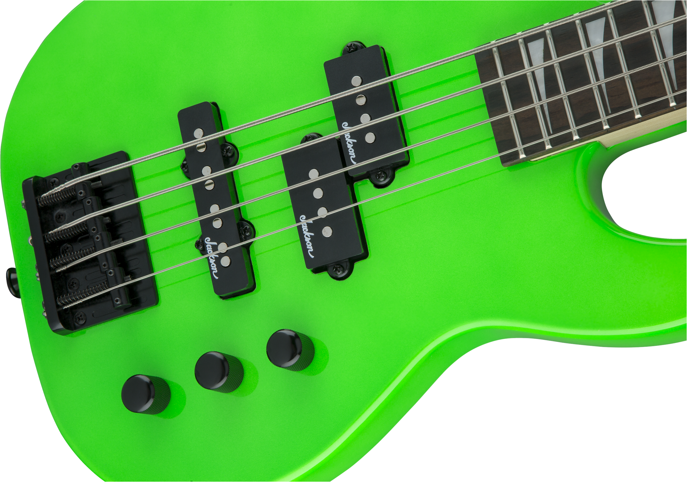 Jackson Js Series Concert Bass Minion Js1x - Neon Green - Electric bass for kids - Variation 4