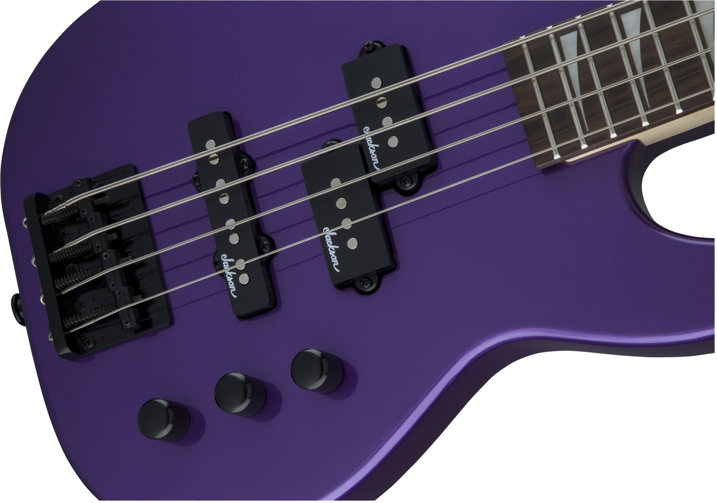 Jackson Js Series Concert Bass Minion Js1x - Pavo Purple - Electric bass for kids - Variation 4