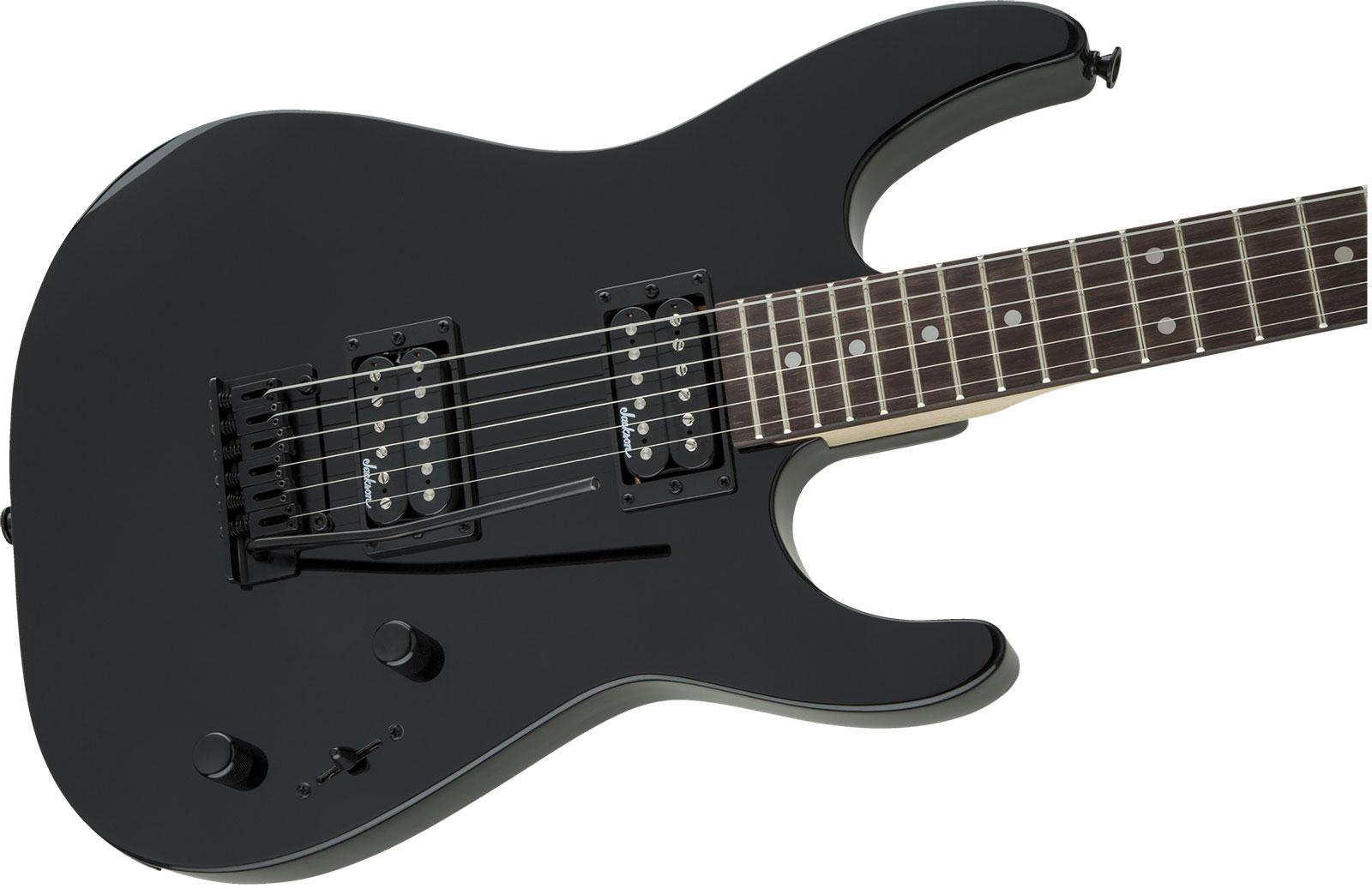 Jackson Dinky Js11 2h Trem Ama - Gloss Black - Str shape electric guitar - Variation 2