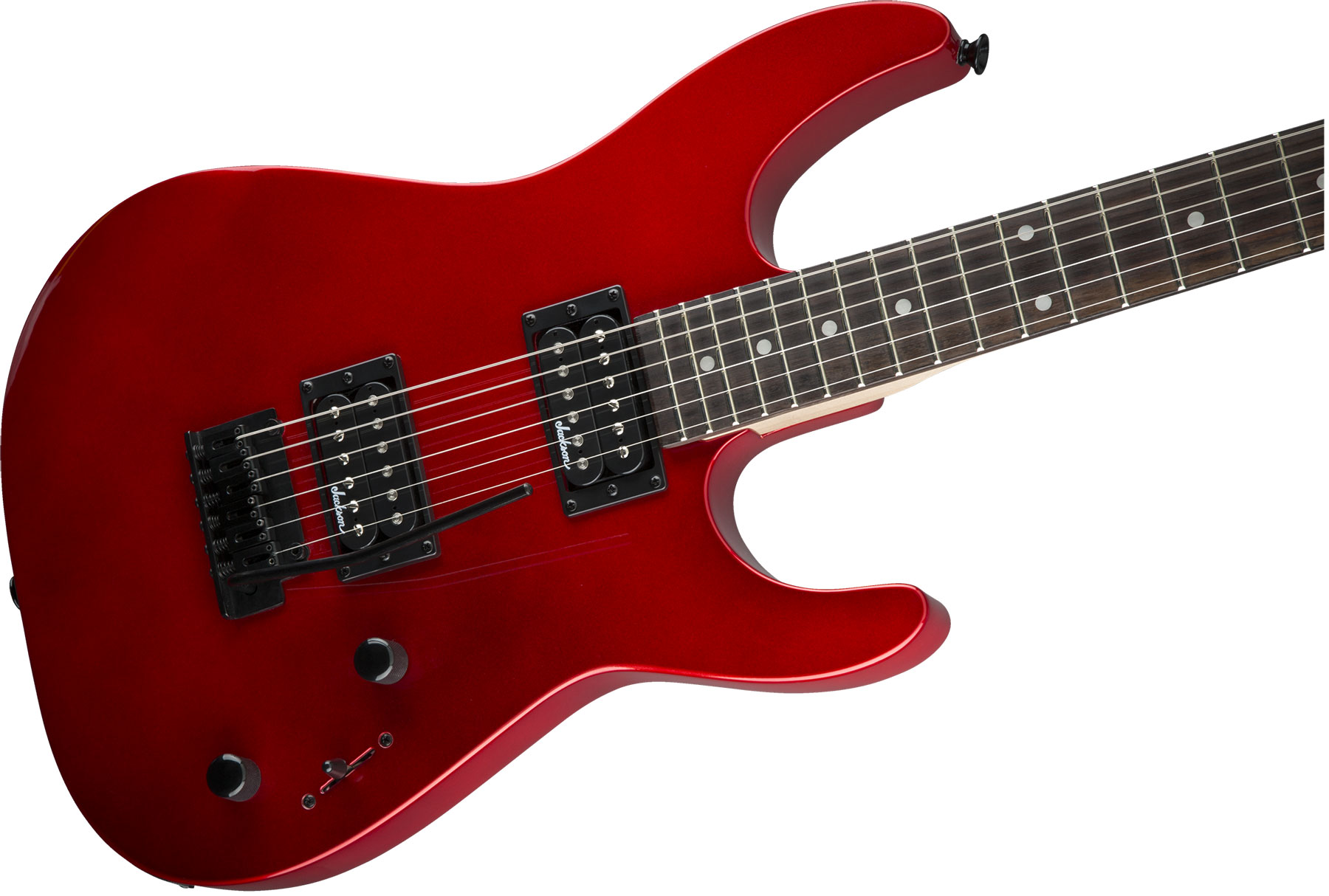 Jackson Dinky Js11 2h Trem Ama - Metallic Red - Str shape electric guitar - Variation 2