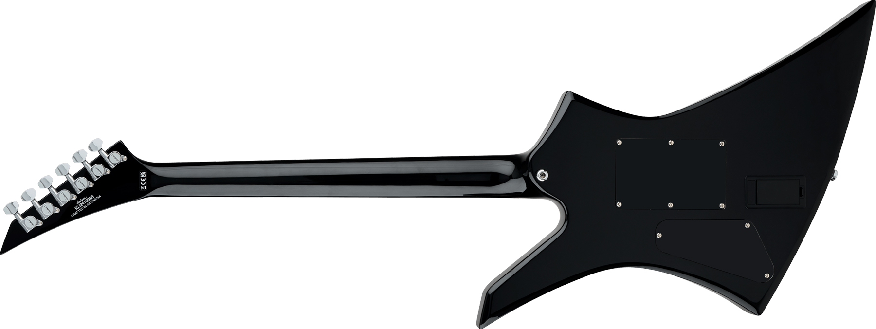 Jackson Kelly Ke1a Pro Plus Pure Metal Ltd 1h Fishman Fluence Modern Fr Eb - Gloss Black - Metal electric guitar - Variation 1
