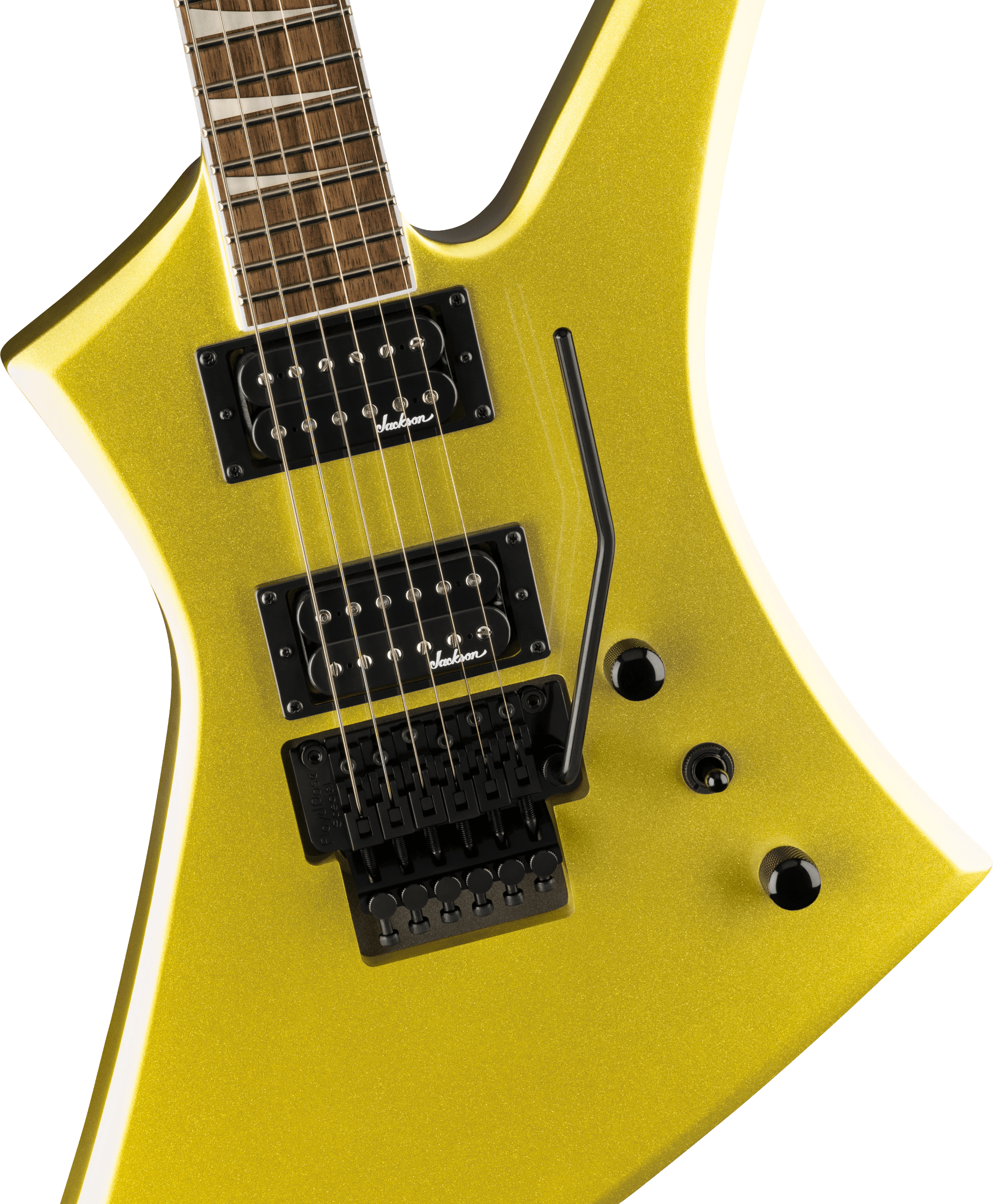 Jackson Kelly Kex X-series Trem Fr Hh Lau - Lime Green Metallic - Metal electric guitar - Variation 1