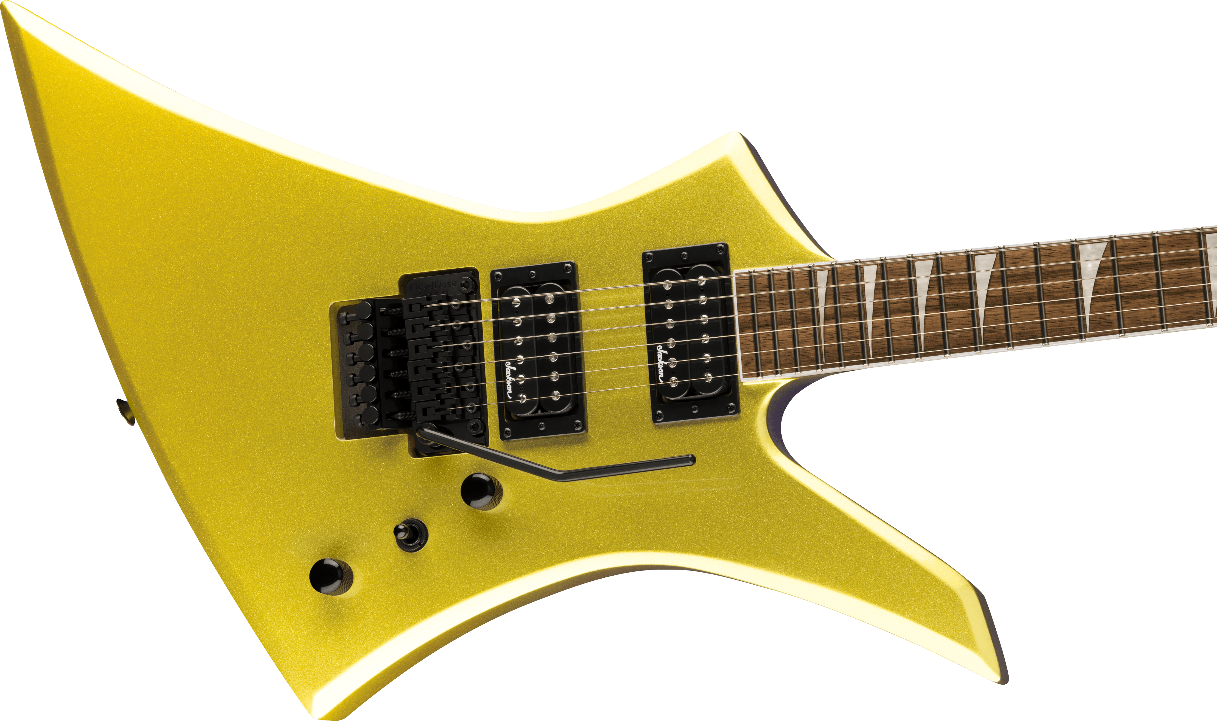 Jackson Kelly Kex X-series Trem Fr Hh Lau - Lime Green Metallic - Metal electric guitar - Variation 2