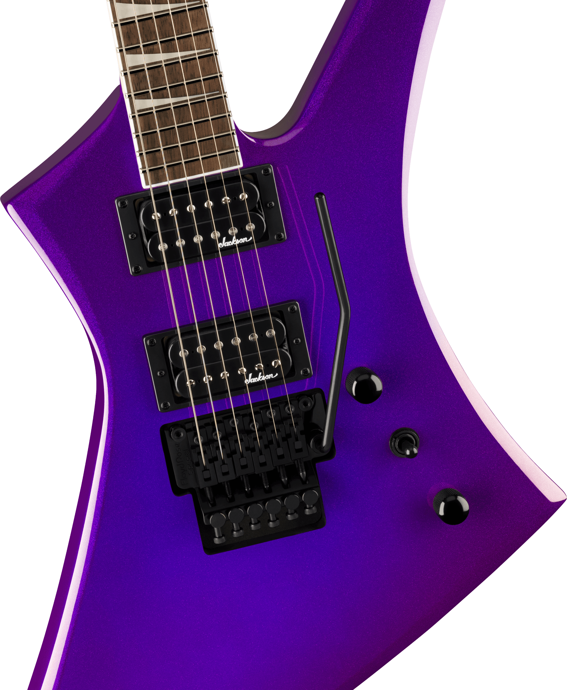 Jackson Kelly Kex X-series Trem Fr Hh Lau - Deep Purple Metallic - Metal electric guitar - Variation 2