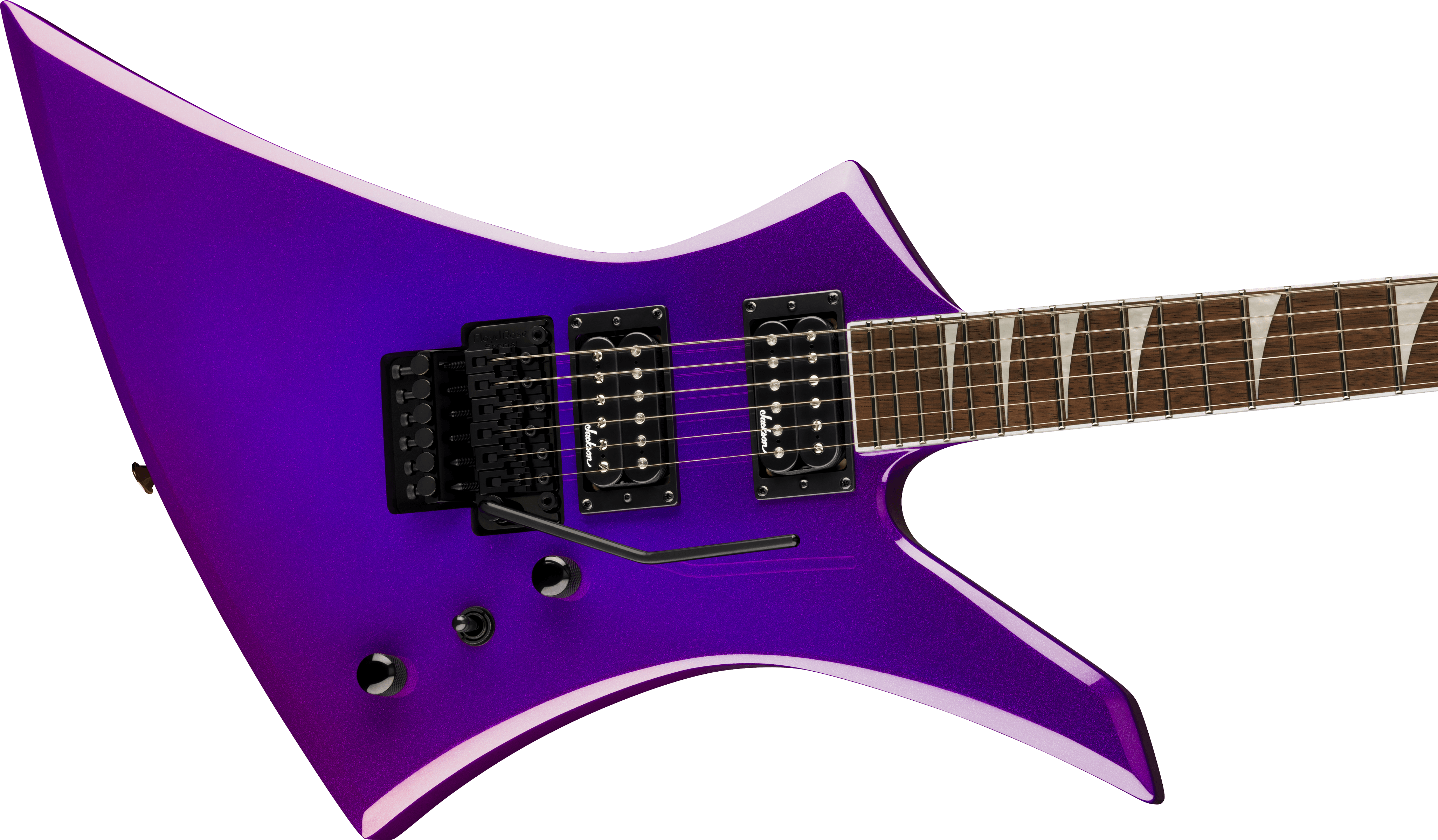 Jackson Kelly Kex X-series Trem Fr Hh Lau - Deep Purple Metallic - Metal electric guitar - Variation 3