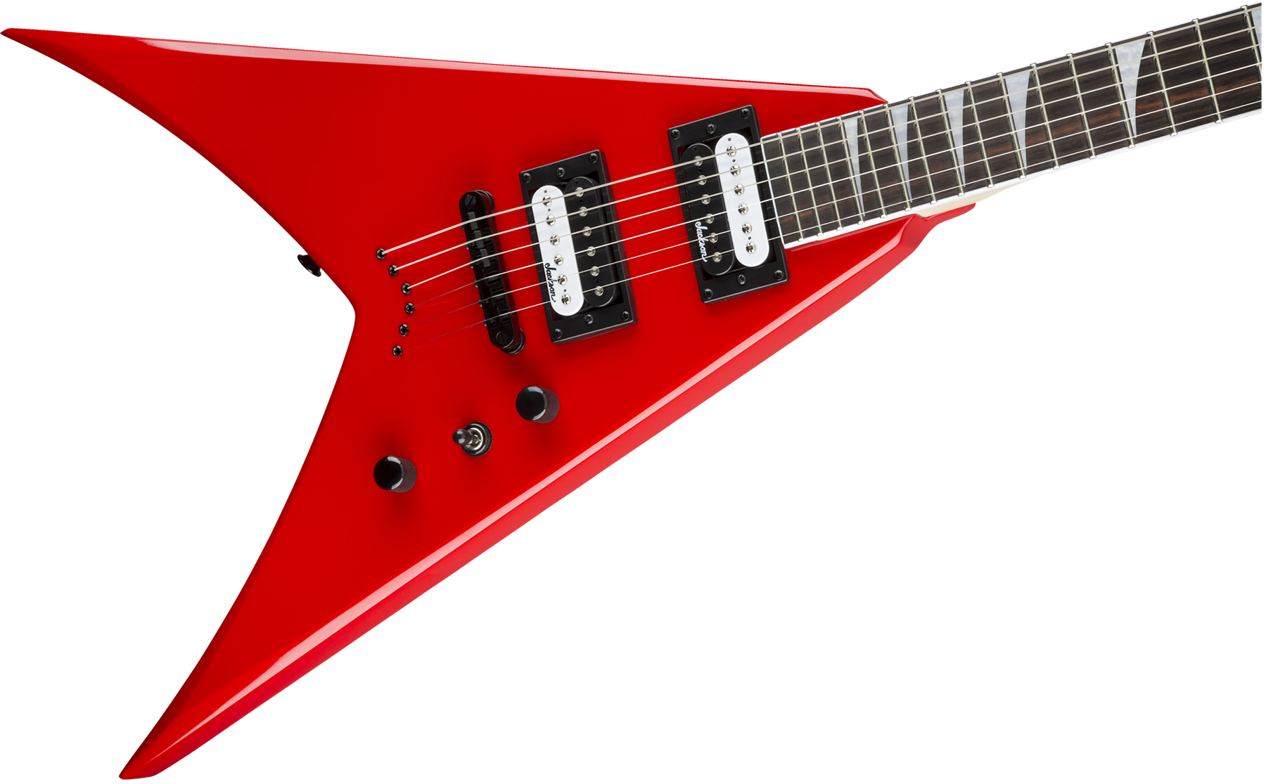 Jackson King V Js32t 2h Ht Ama - Ferrari Red - Metal electric guitar - Variation 2