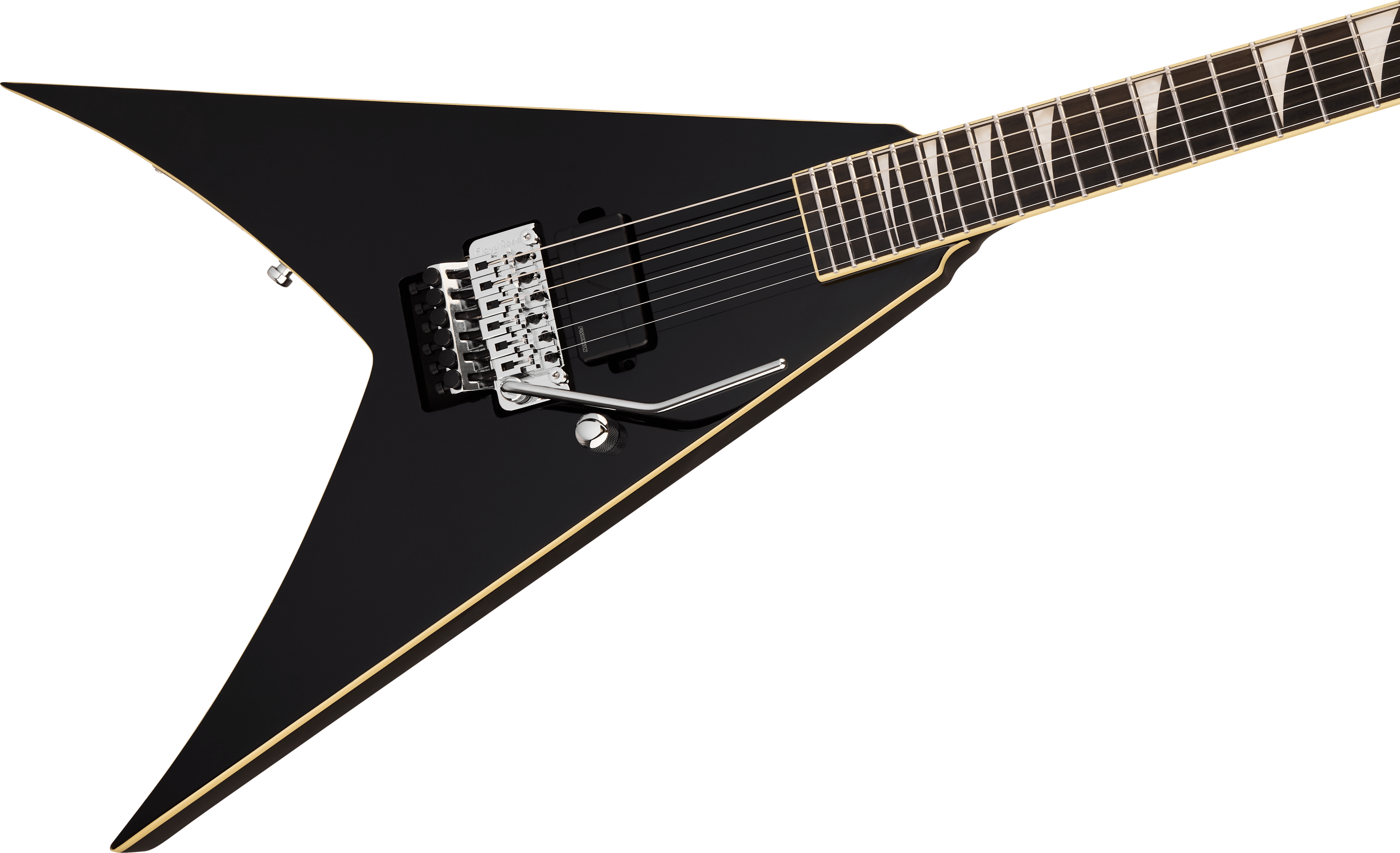 Jackson King V Kv1a Pro Plus Pure Metal Ltd 1h Fishman Fluence Modern Fr Eb - Gloss Black - Metal electric guitar - Variation 2
