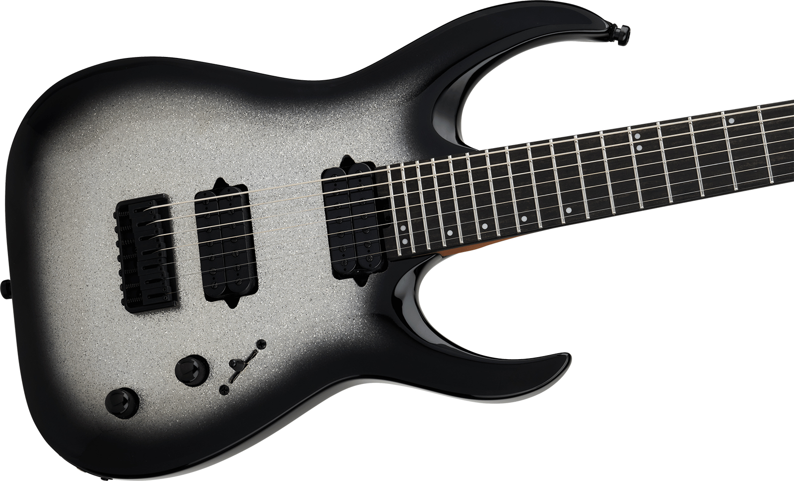 Jackson Misha Mansoor Juggernaut Ht7 Pro Signature 7c Baryton 2h Ht Eb - Silverburst Sparkle - Baritone guitar - Variation 2