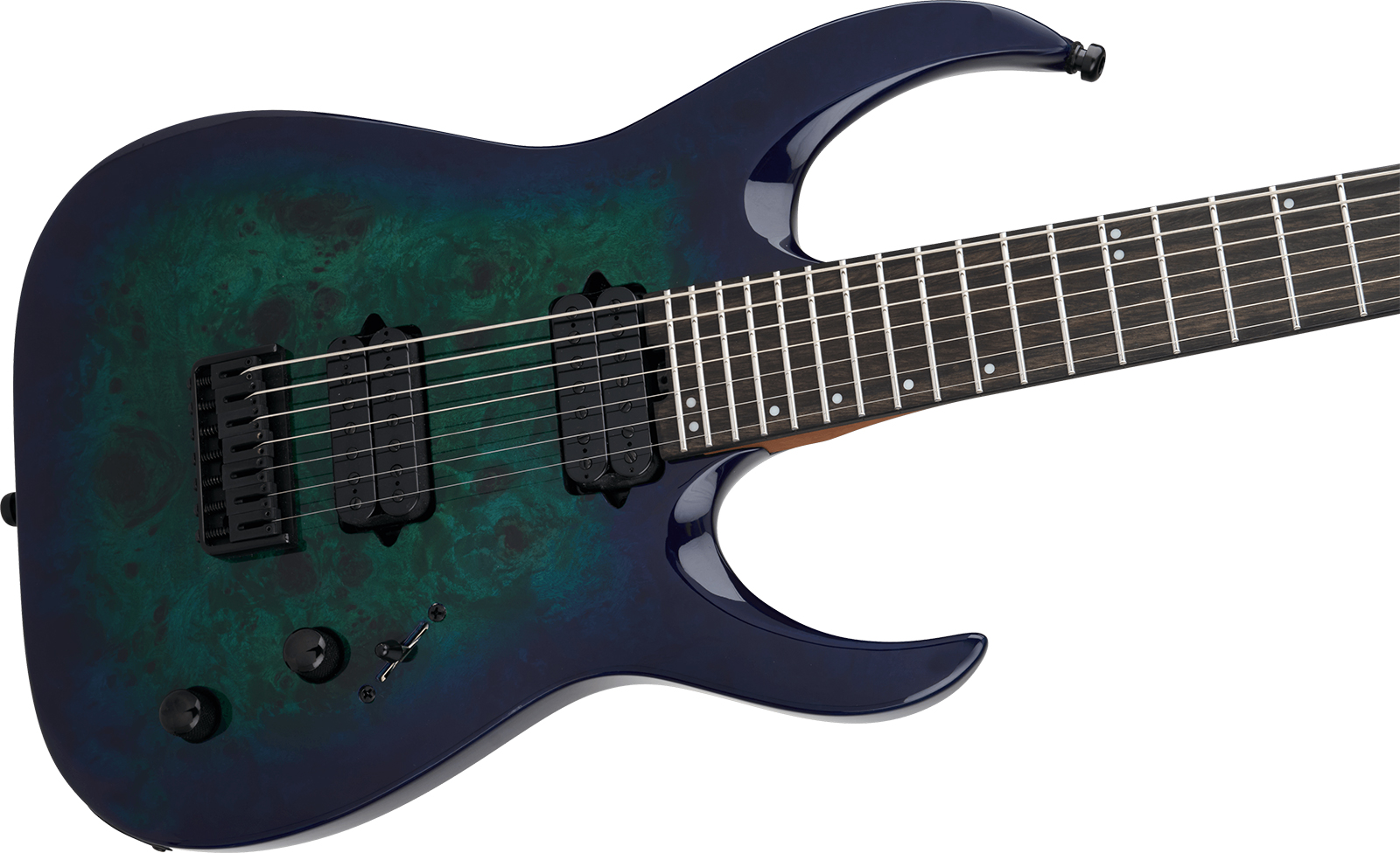Jackson Misha Mansoor Juggernaut Ht7p Pro Signature 7c Baryton 2h Ht Eb - Chlorine Burst - Baritone guitar - Variation 2