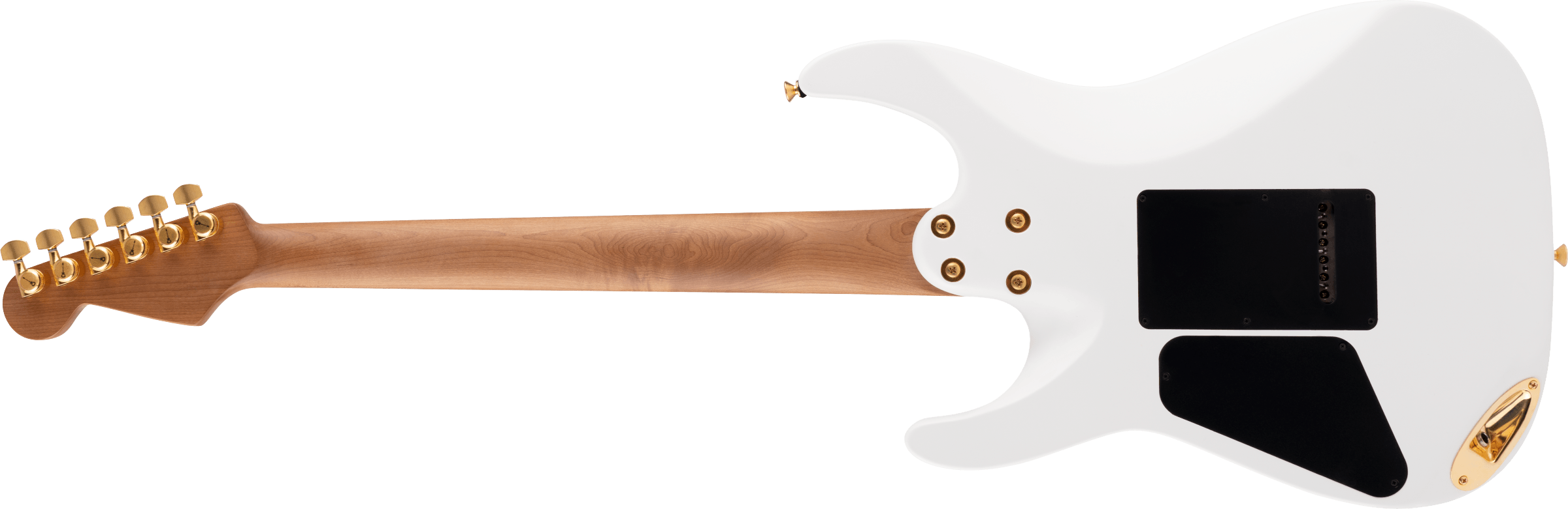 Charvel Dinky Dk24 Hss 2pt Cm Pro-mod Seymour Duncan Trem Mn - Snow White - Str shape electric guitar - Variation 1