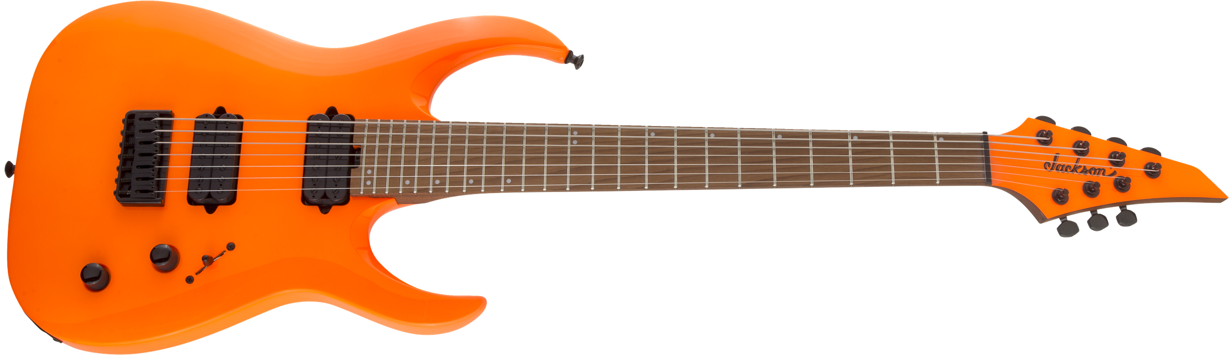 Jackson Misha Mansoor Juggernaut Ht7 Pro Signature 2h Ht Mn - Neon Orange - 7 string electric guitar - Variation 2