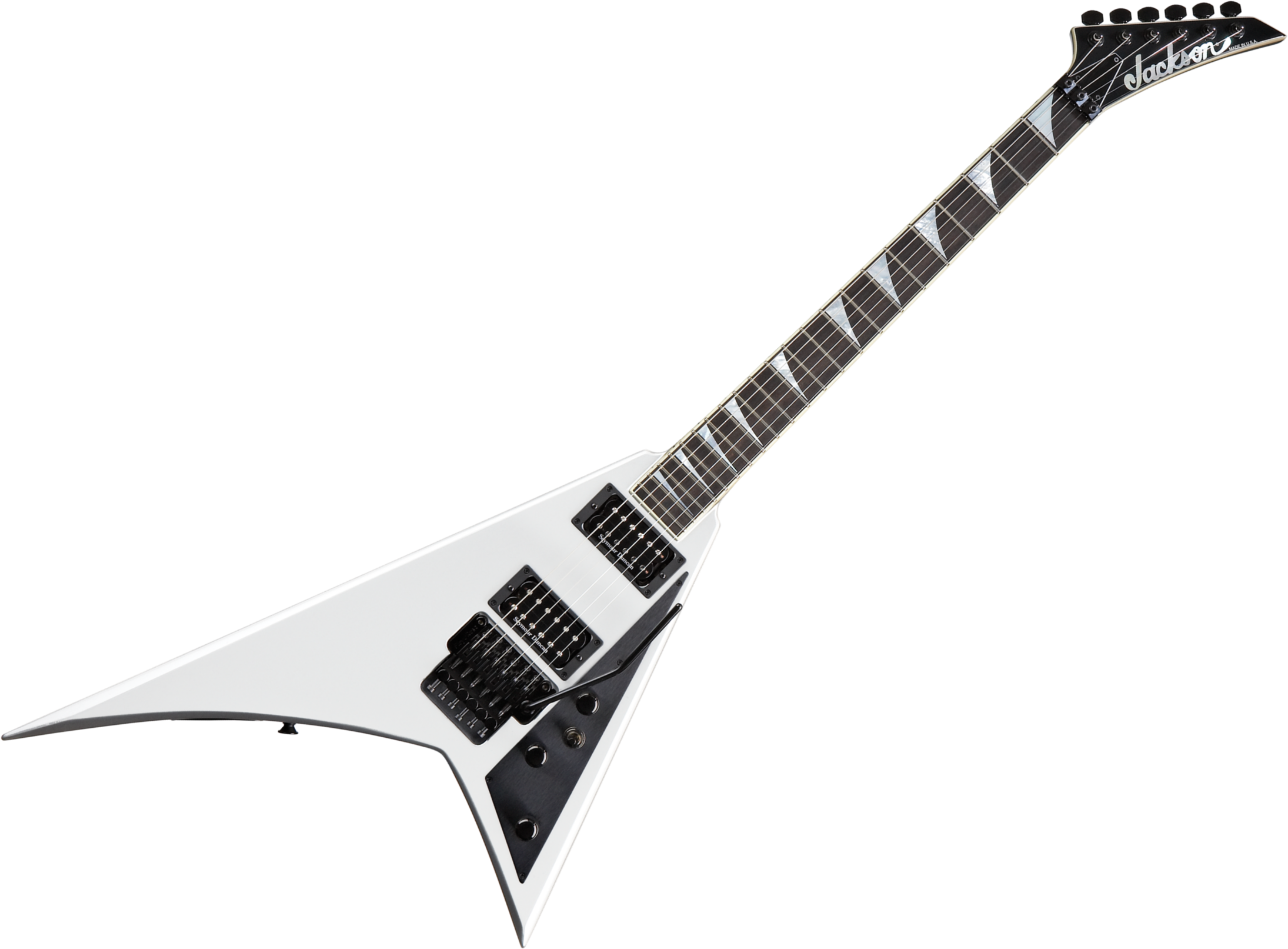 Jackson Usa Select Series Rr1 Randy Rhoads Us White With Black Pinstripes Solid Body Electric Guitar White