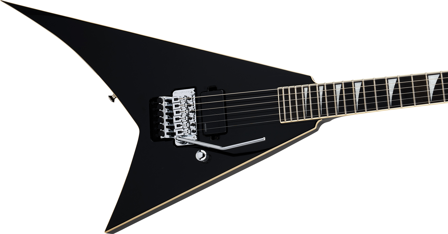Jackson Rhoads Rr1a Pro Plus Pure Metal 1h Fishman Fluence Modern Fr Eb - Gloss Black - Metal electric guitar - Variation 2