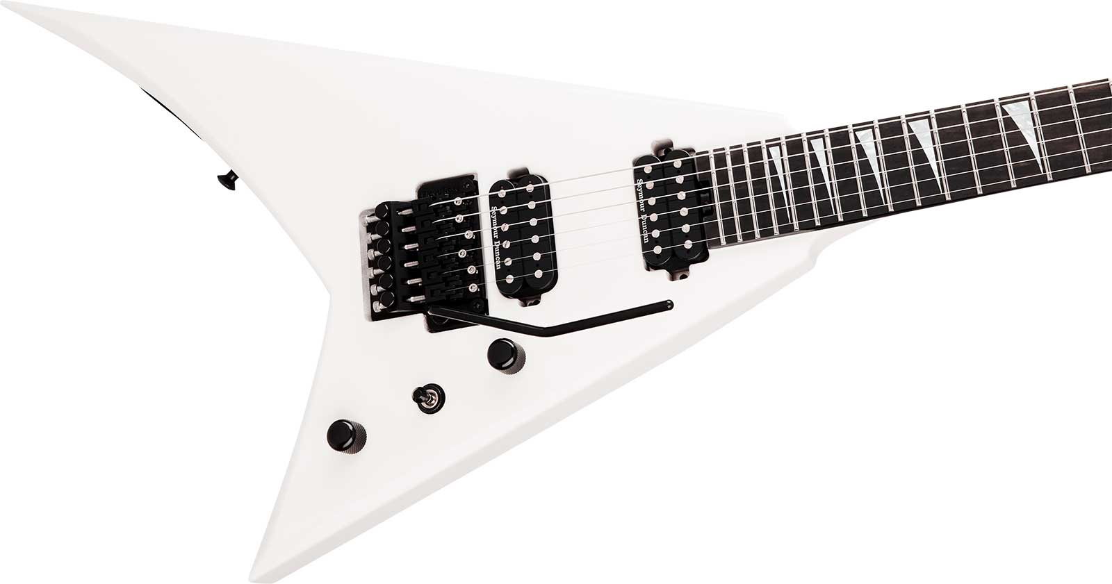 Jackson Rhoads Rr24 American 2h Seymour Duncan Fr Eb - Snow White - Metal electric guitar - Variation 2