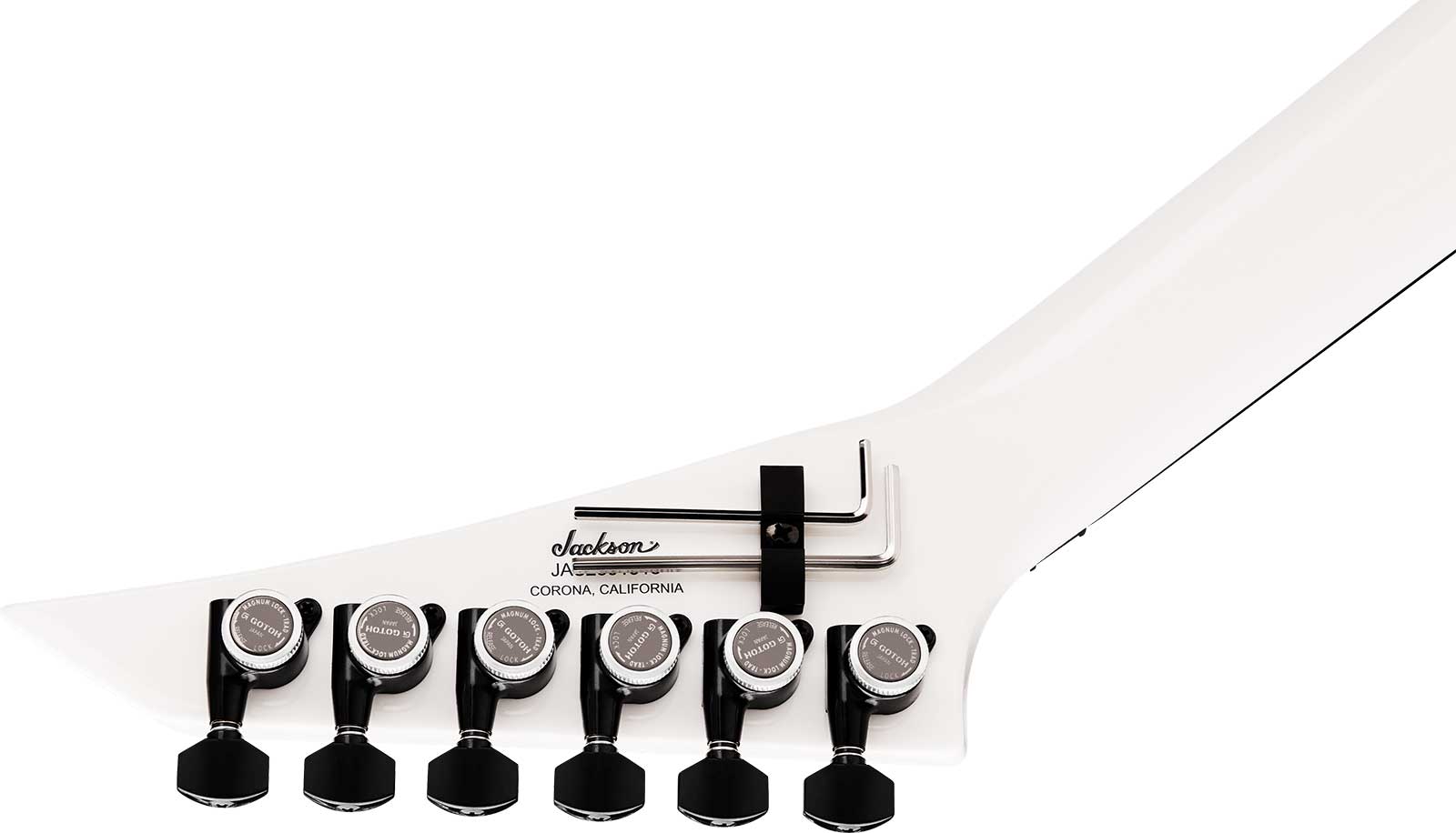 Jackson Rhoads Rr24 American 2h Seymour Duncan Fr Eb - Snow White - Metal electric guitar - Variation 3