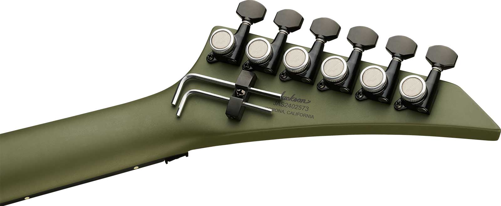 Jackson Rhoads Rr24 American 2h Seymour Duncan Fr Eb - Matte Army Drab - Metal electric guitar - Variation 3