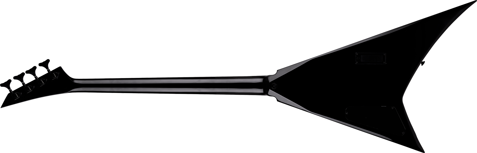 Jackson Rhoads Rrb Iv X-series Bass Active Emg Ama - Black With White Pinstripe - Solid body electric bass - Variation 1