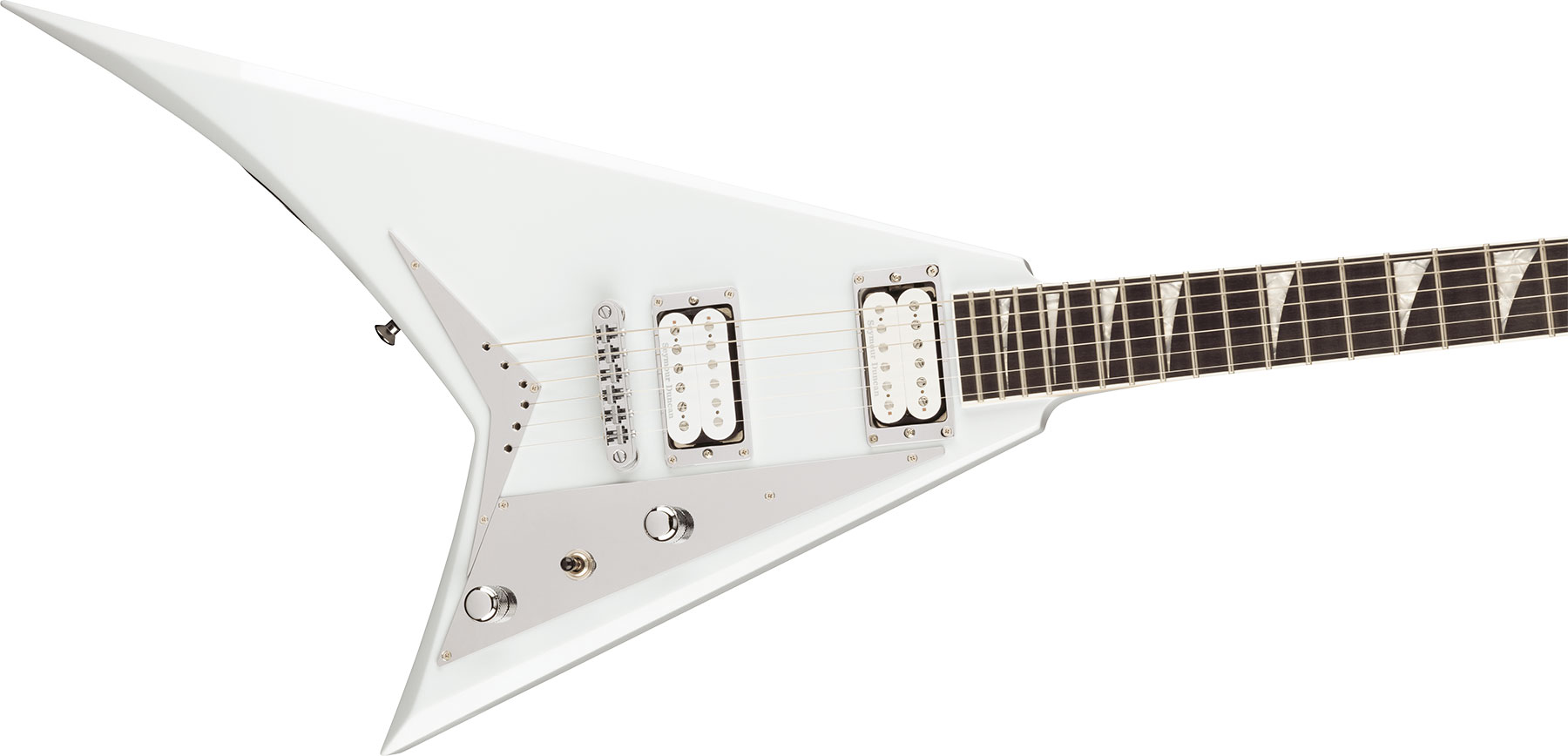 Jackson Rhoads Rrt Mj Jap 2h Seymour Duncan Ht Eb - Snow White - Metal electric guitar - Variation 2