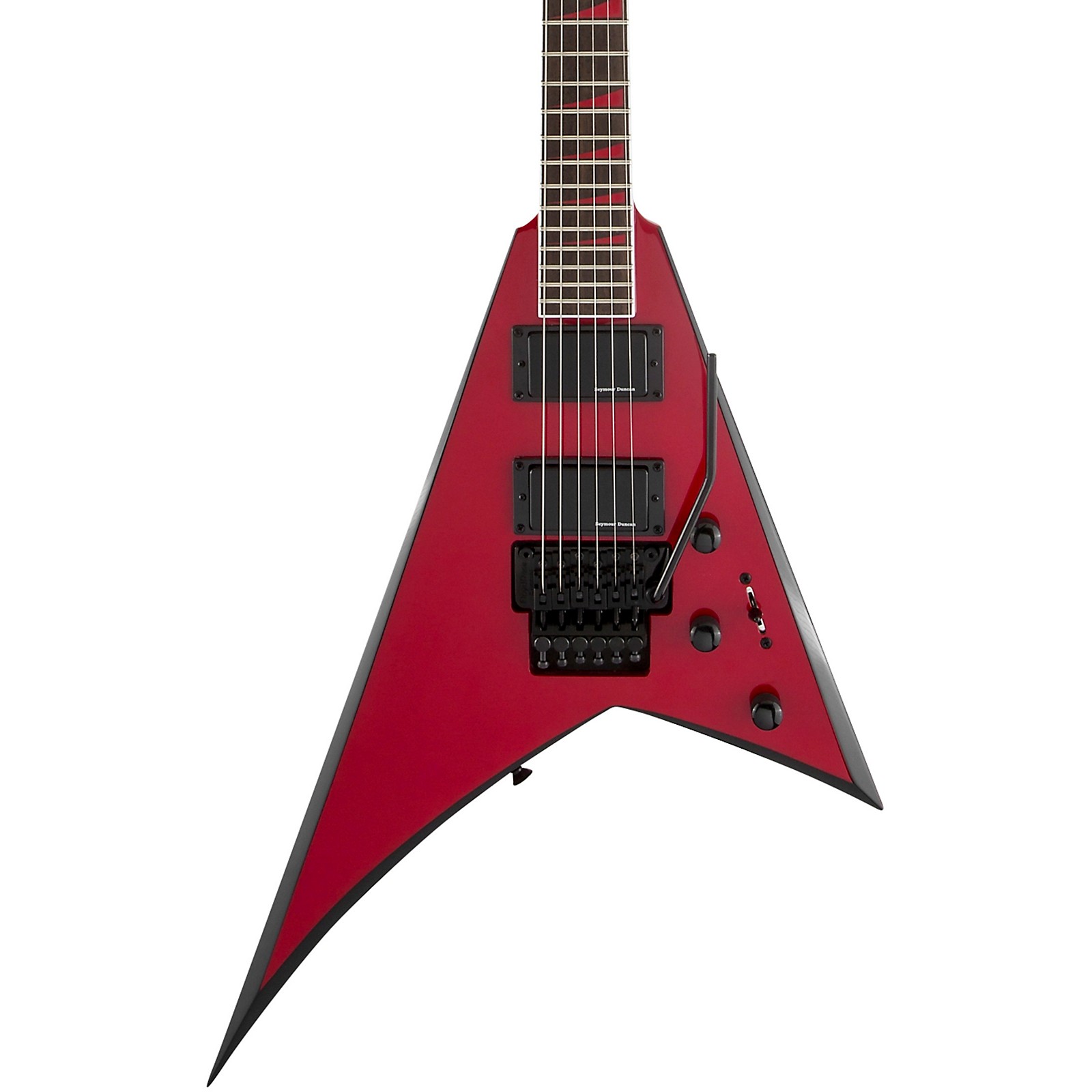 Jackson Rhoads Rrx24 2h Seymour Duncan Fr Lau - Red With Black Bevels - Metal electric guitar - Variation 1