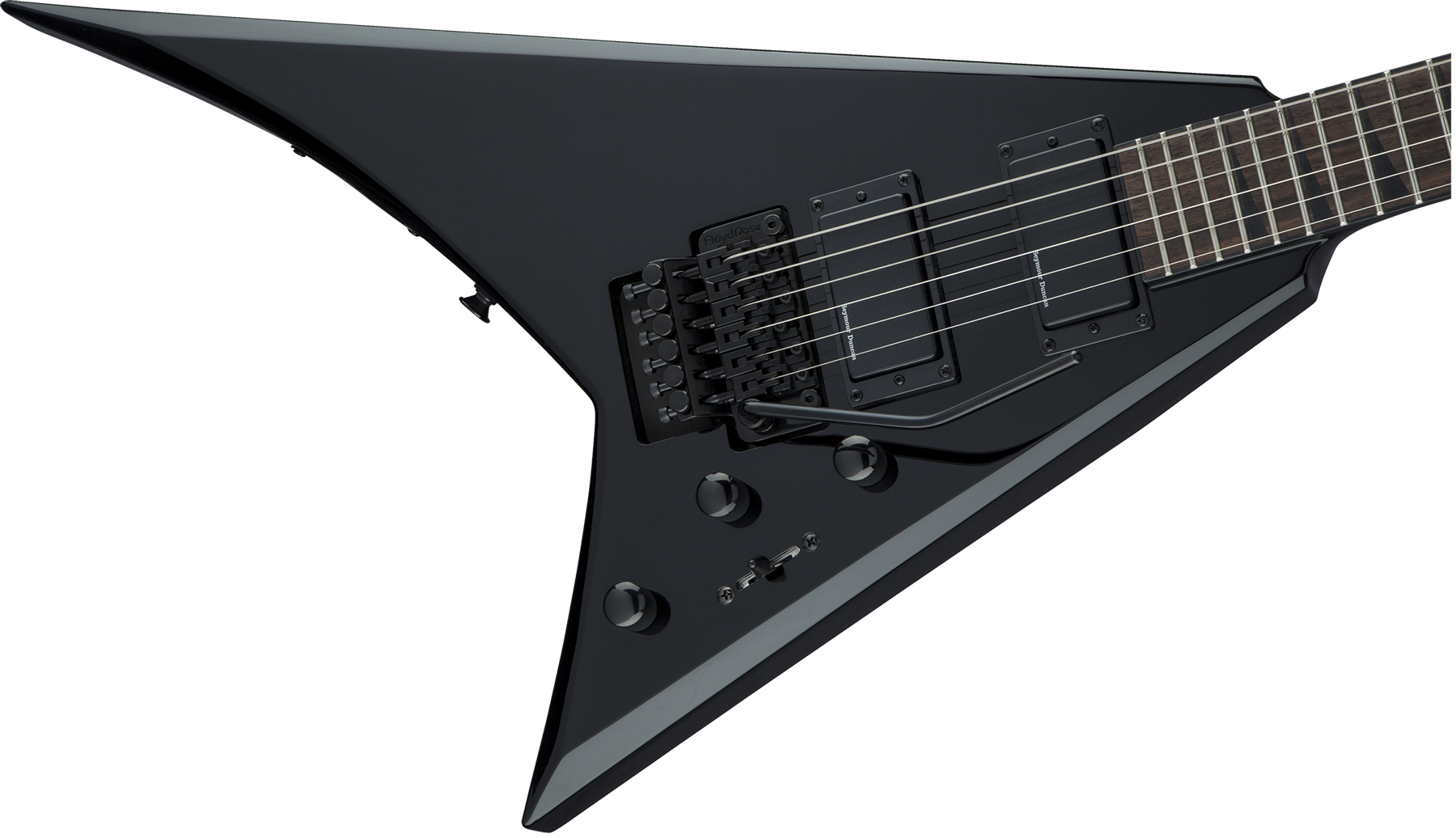 Jackson Rhoads Rrx24 2h Seymour Duncan Fr Lau - Gloss Black - Metal electric guitar - Variation 2