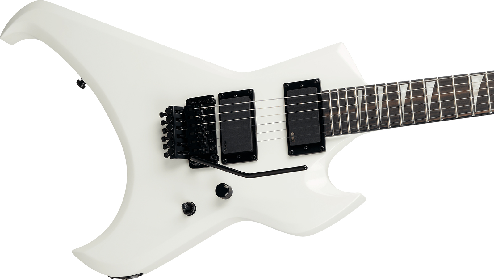 Jackson Rob Cavestany Death Angel Pro 2h Emg Fr Eb - Snow White - Metal electric guitar - Variation 2