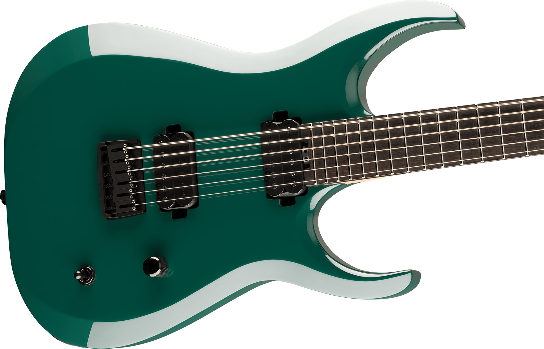 Jackson Roman  Ibramkhalilov Mdk Ht6 Baryton Pro Signature 2h Ht Eb - Emerald Green - Baritone guitar - Variation 6