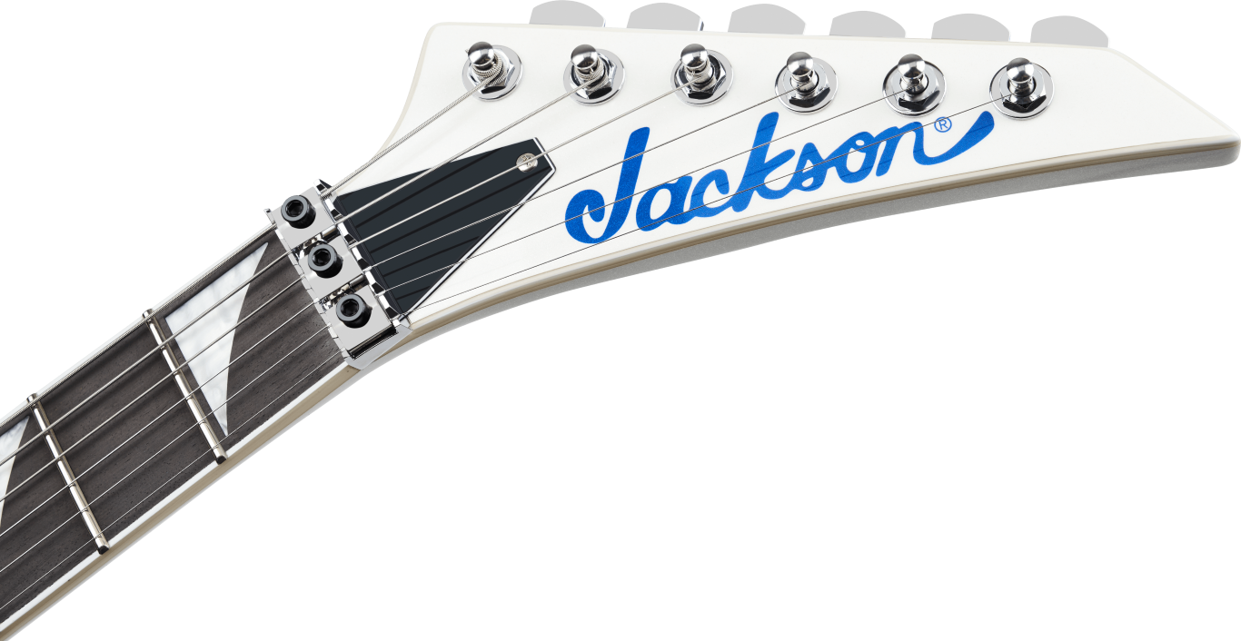 Jackson Rr-22 Legend Series Rhoads Scott Ian Signature Ltd Edition Fr 1h Eb - Pearl White - Metal electric guitar - Variation 1