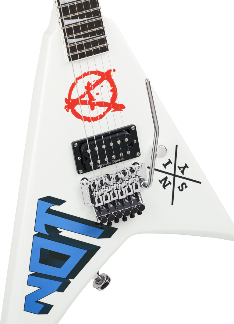 Jackson Rr-22 Legend Series Rhoads Scott Ian Signature Ltd Edition Fr 1h Eb - Pearl White - Metal electric guitar - Variation 4
