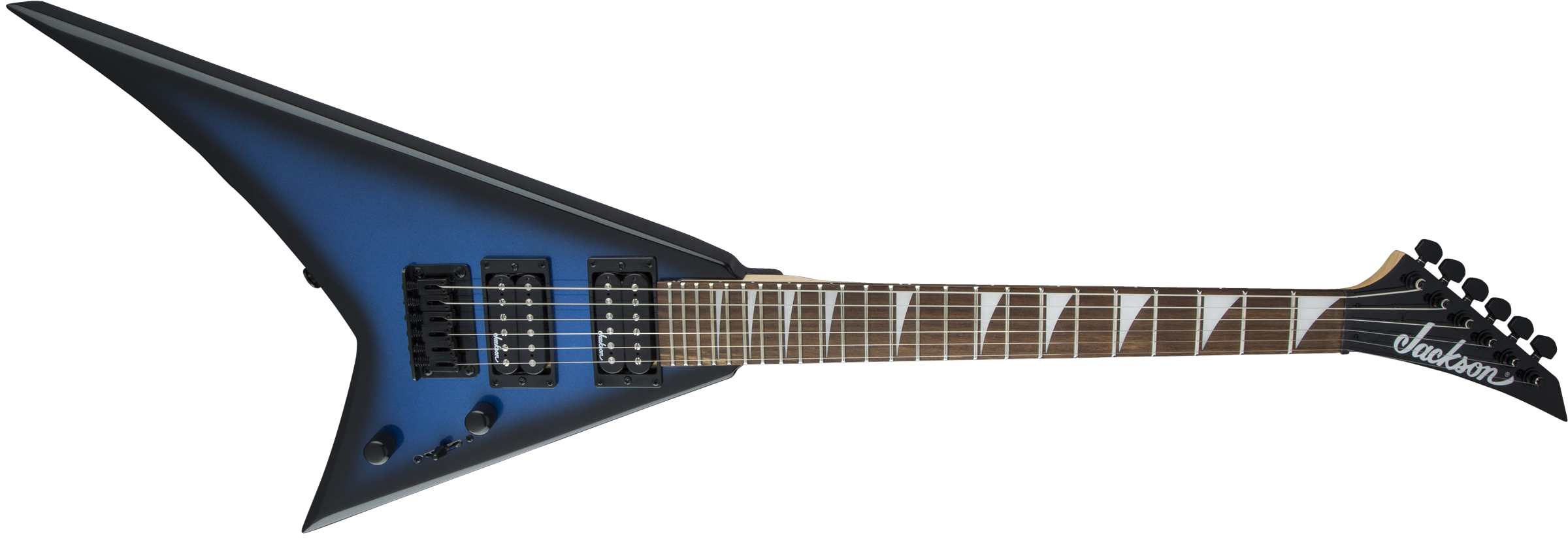 Jackson Rr Minion Js1x - Metallic Blue Burst - Electric guitar for kids - Variation 2