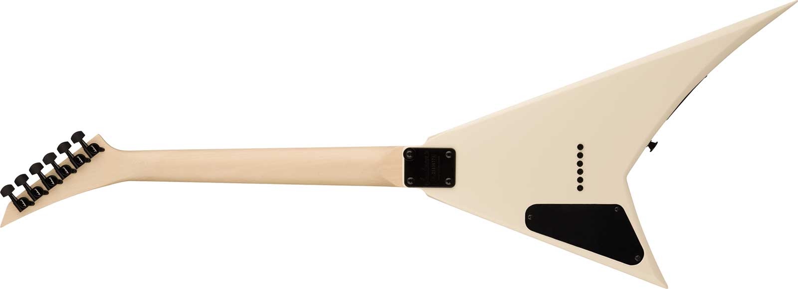 Jackson Rr Minion Js1xm Rhoads Shsc 2h Ht Ama - Snow White W/ Black Pin Stripes - Electric guitar for kids - Variation 1