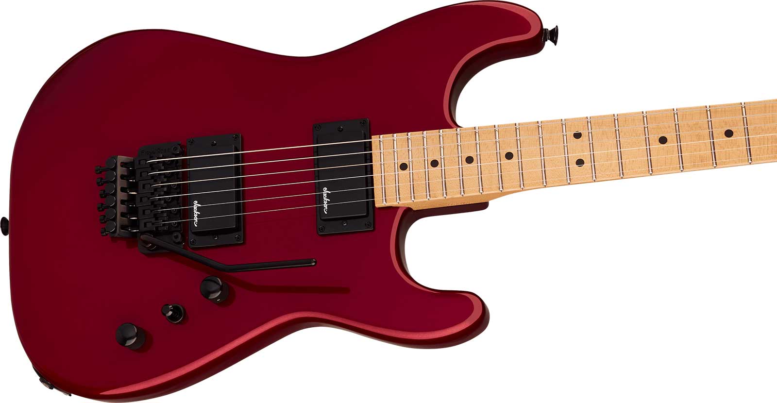 Jackson San Dimas Sd1 Hh Fr Mpl Pro Origins 1985 Mex 2h Fr Mn - Candy Apple Red - Str shape electric guitar - Variation 2