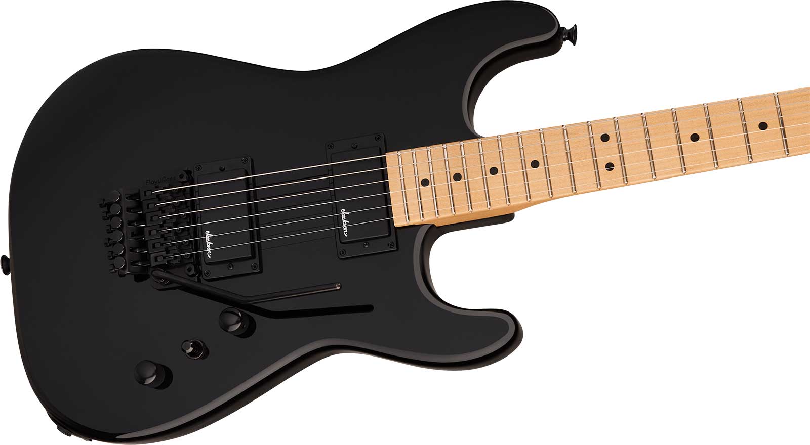 Jackson San Dimas Sd1 Hh Fr Mpl Pro Origins 1985 Mex 2h Fr Mn - Gloss Black - Str shape electric guitar - Variation 2