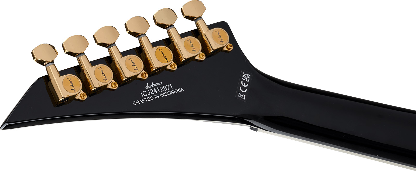 Jackson Scott Ian King V Kvxt X-series Signature 2h Ht Lau - Gloss Black - Signature electric guitar - Variation 3
