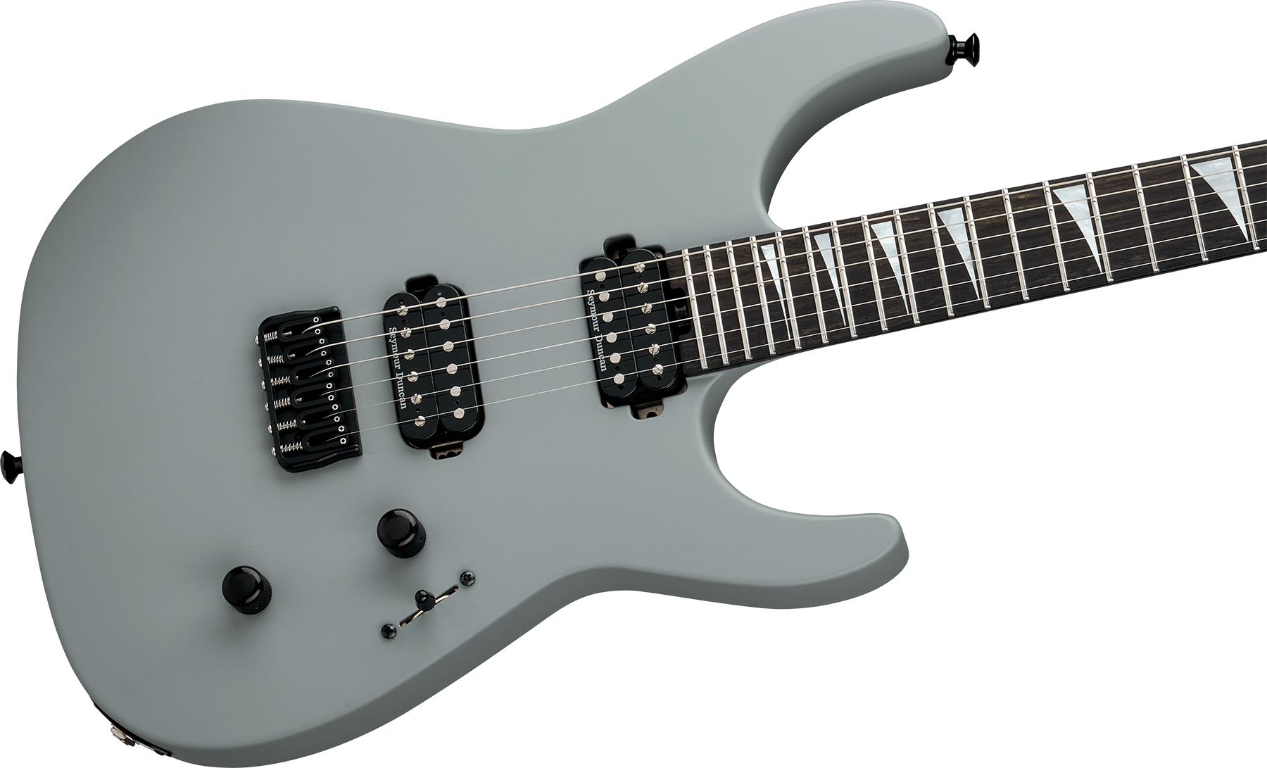 Jackson Sl2 Dx Ht American Soloist Usa 2h Seymour Duncan Eb - Satin Porsche Gray - Metal electric guitar - Variation 2