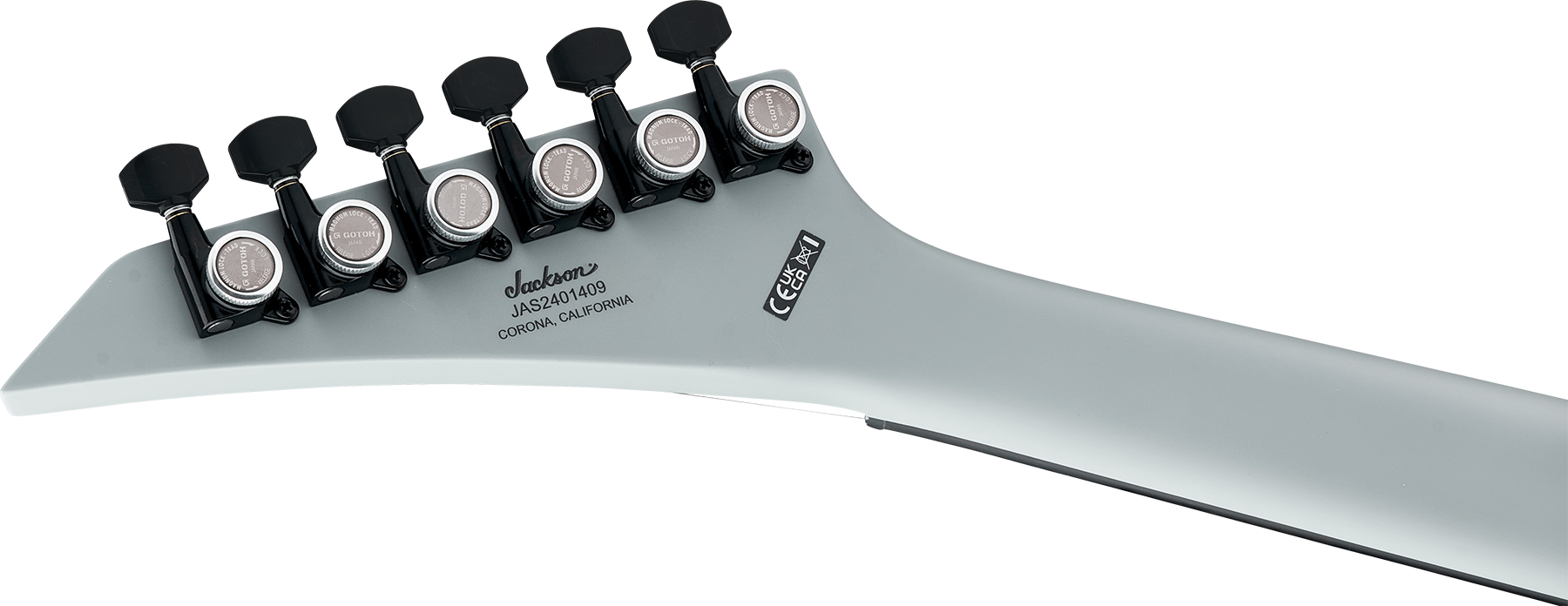 Jackson Sl2 Dx Ht American Soloist Usa 2h Seymour Duncan Eb - Satin Porsche Gray - Metal electric guitar - Variation 3