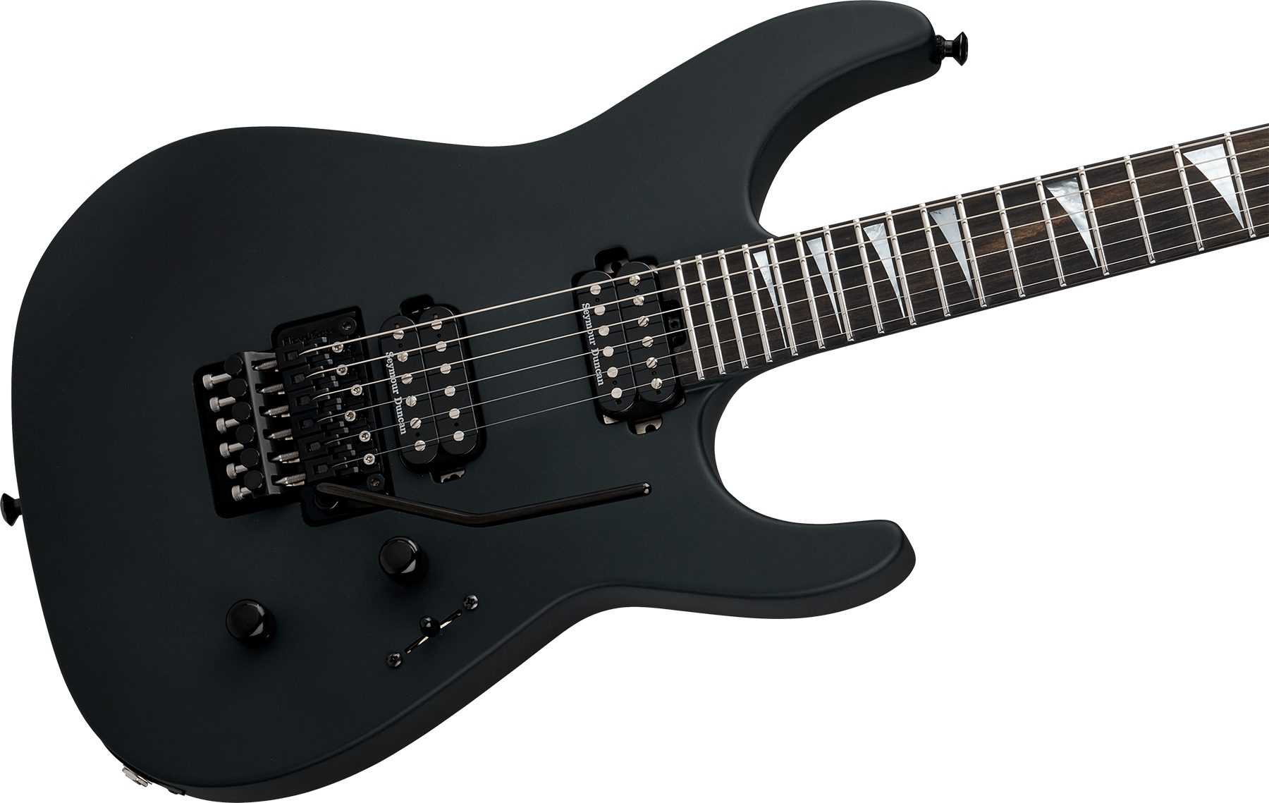 Jackson Sl2dx American Soloist Usa 2h Seymour Duncan Fr Eb - Satin Black - Metal electric guitar - Variation 2
