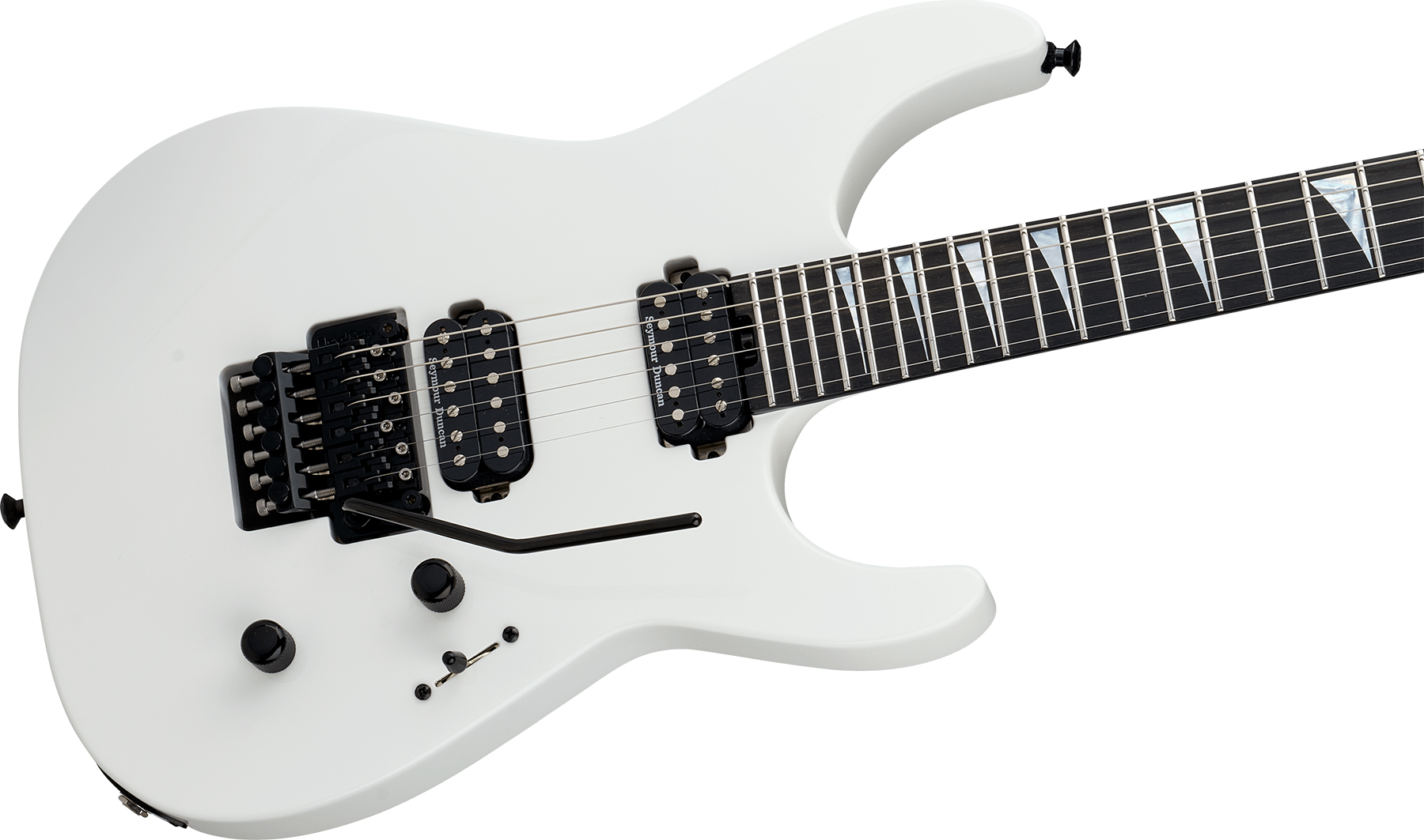 Jackson Sl2dx American Soloist Usa 2h Seymour Duncan Fr Eb - Snow White - Metal electric guitar - Variation 2