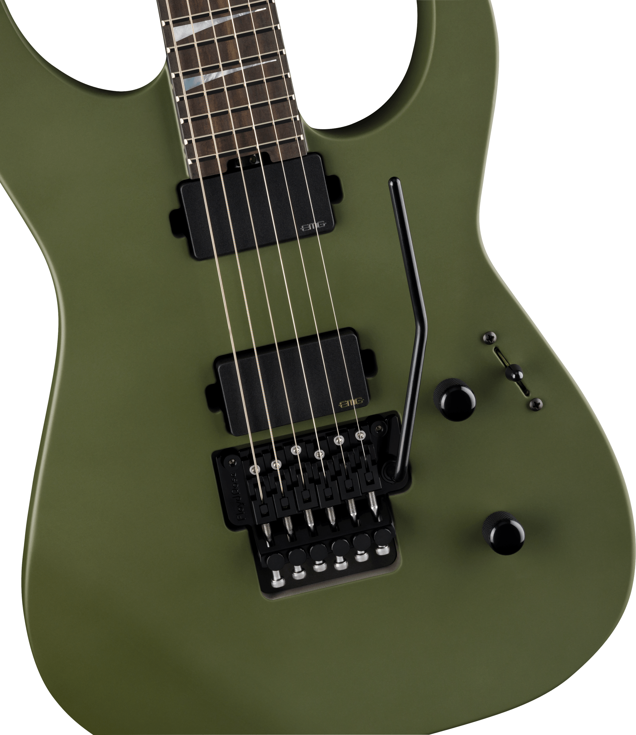 Jackson Sl2mg American Soloist Trem Hh Eb - Matte Army Drab - Metal electric guitar - Variation 2