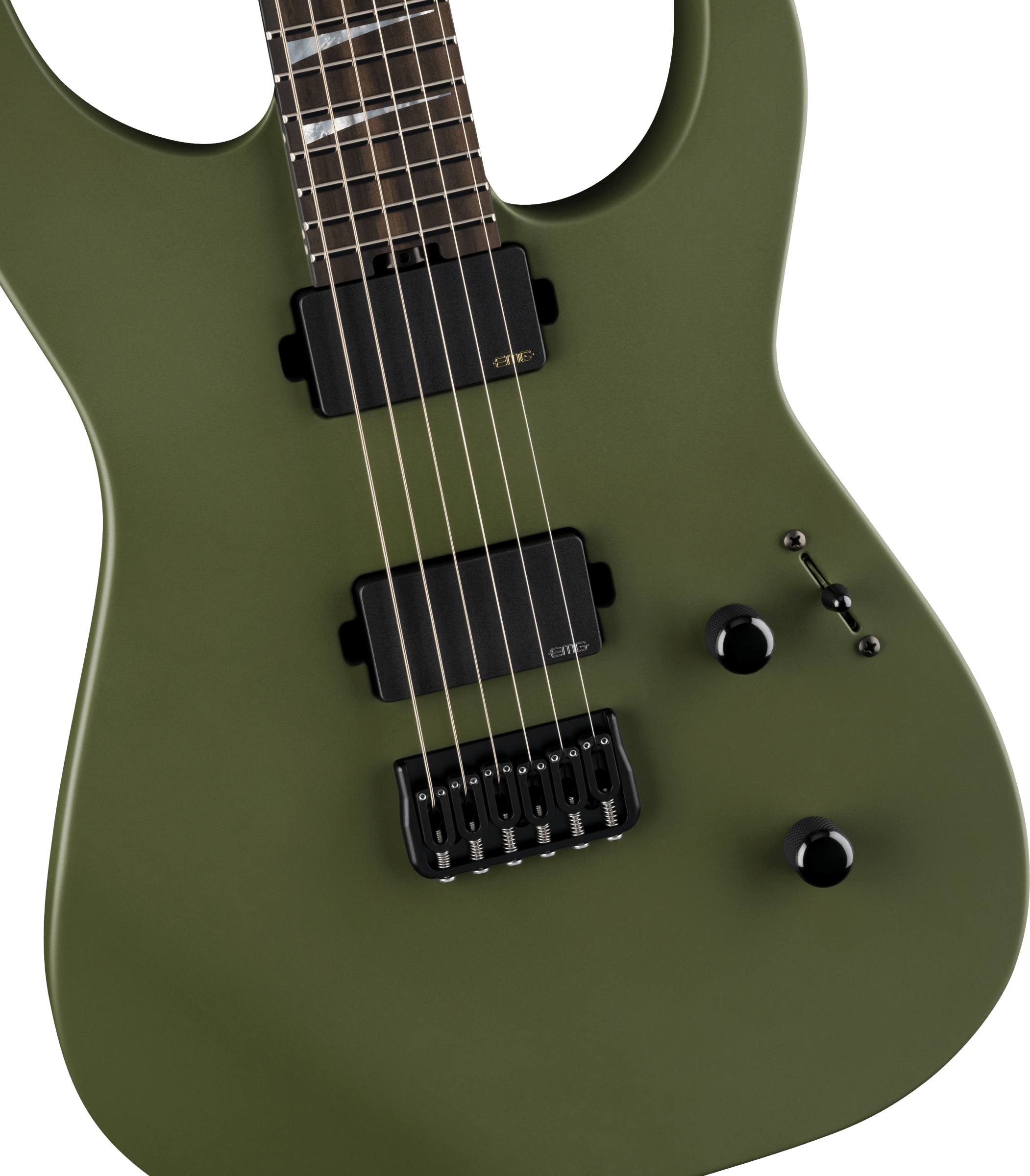 Jackson Sl2mg Ht American Soloist Ht Hh Eb - Matte Army Drab - Metal electric guitar - Variation 2