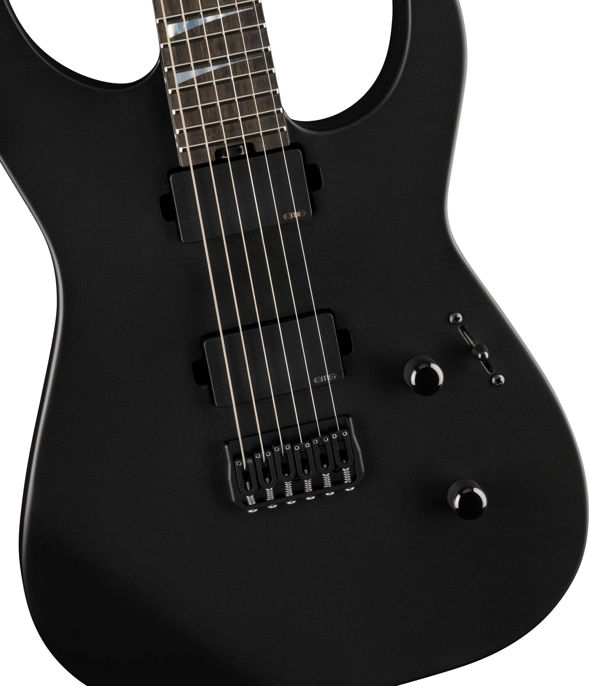 Jackson Sl2mg Ht American Soloist Ht Hh Eb - Satin Black - Metal electric guitar - Variation 2