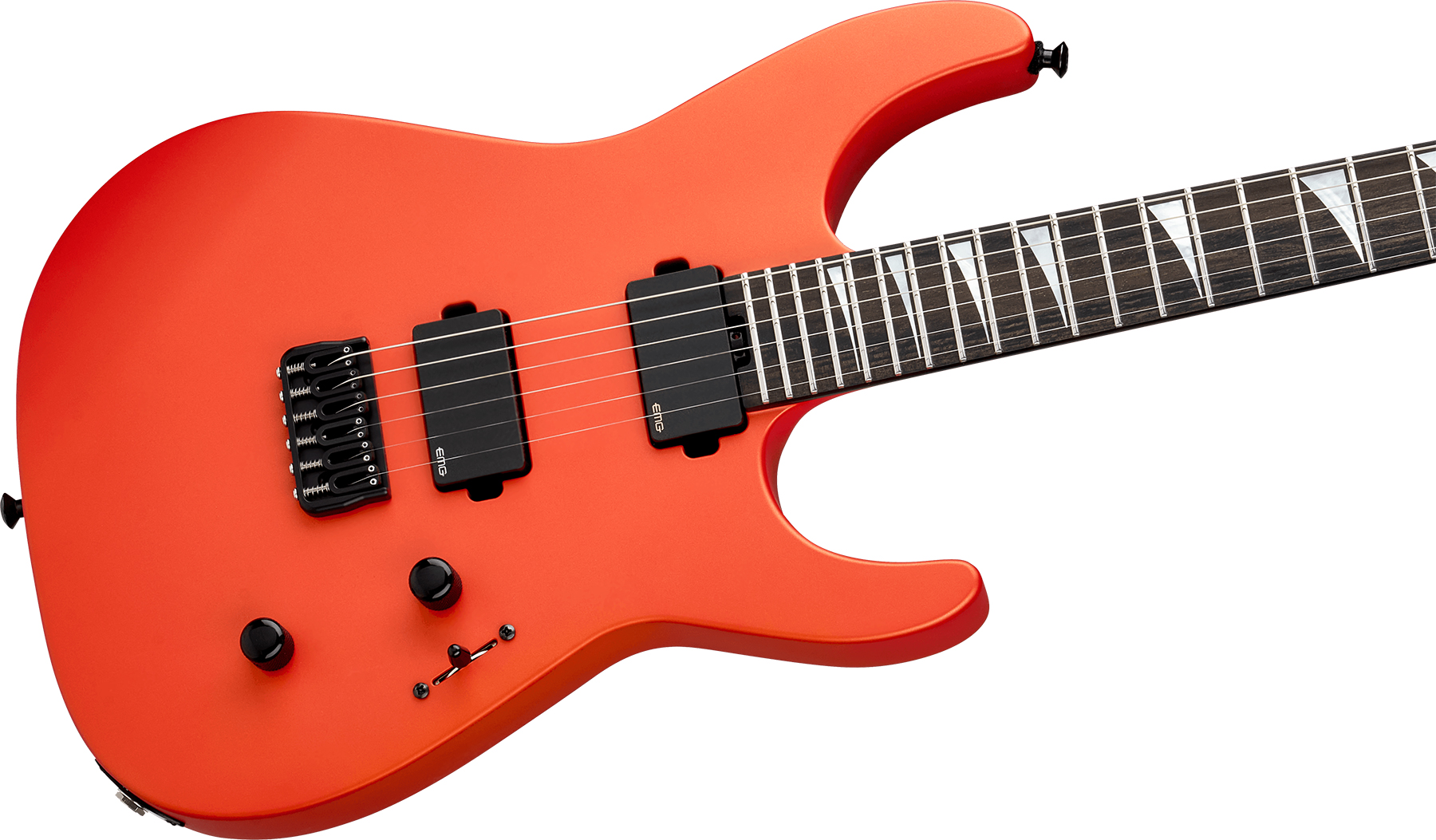 Jackson Sl2mg Ht American Soloist Usa 2h Emg Eb - Satin Lambo Orange - Metal electric guitar - Variation 2