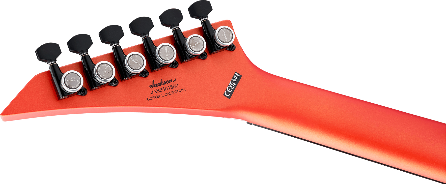 Jackson Sl2mg Ht American Soloist Usa 2h Emg Eb - Satin Lambo Orange - Metal electric guitar - Variation 3
