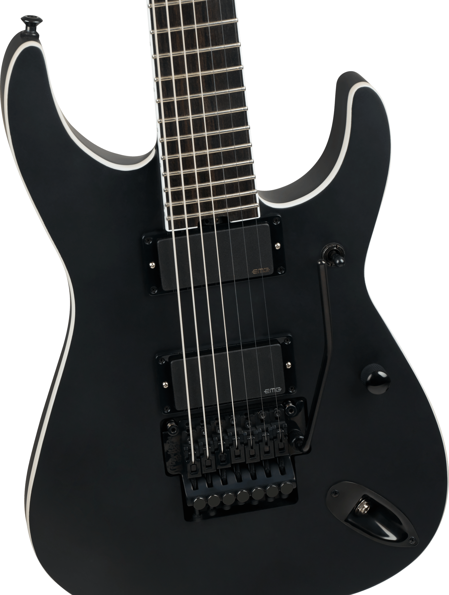Jackson Sl7 Soloist Pro Series Chris Rorland Signature Fr Hh Eb - Satin Black - Signature electric guitar - Variation 2