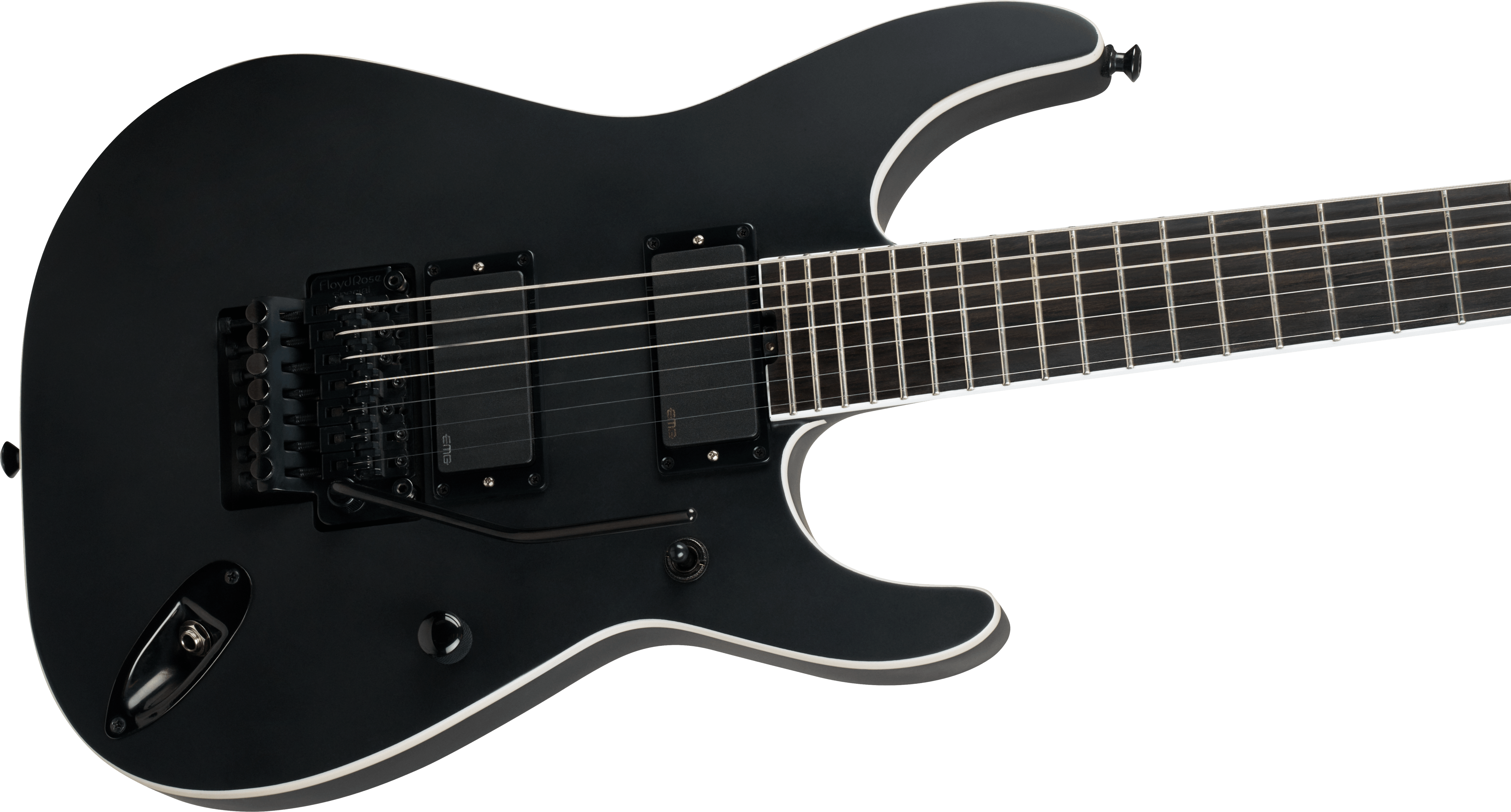 Jackson Sl7 Soloist Pro Series Chris Rorland Signature Fr Hh Eb - Satin Black - Signature electric guitar - Variation 3