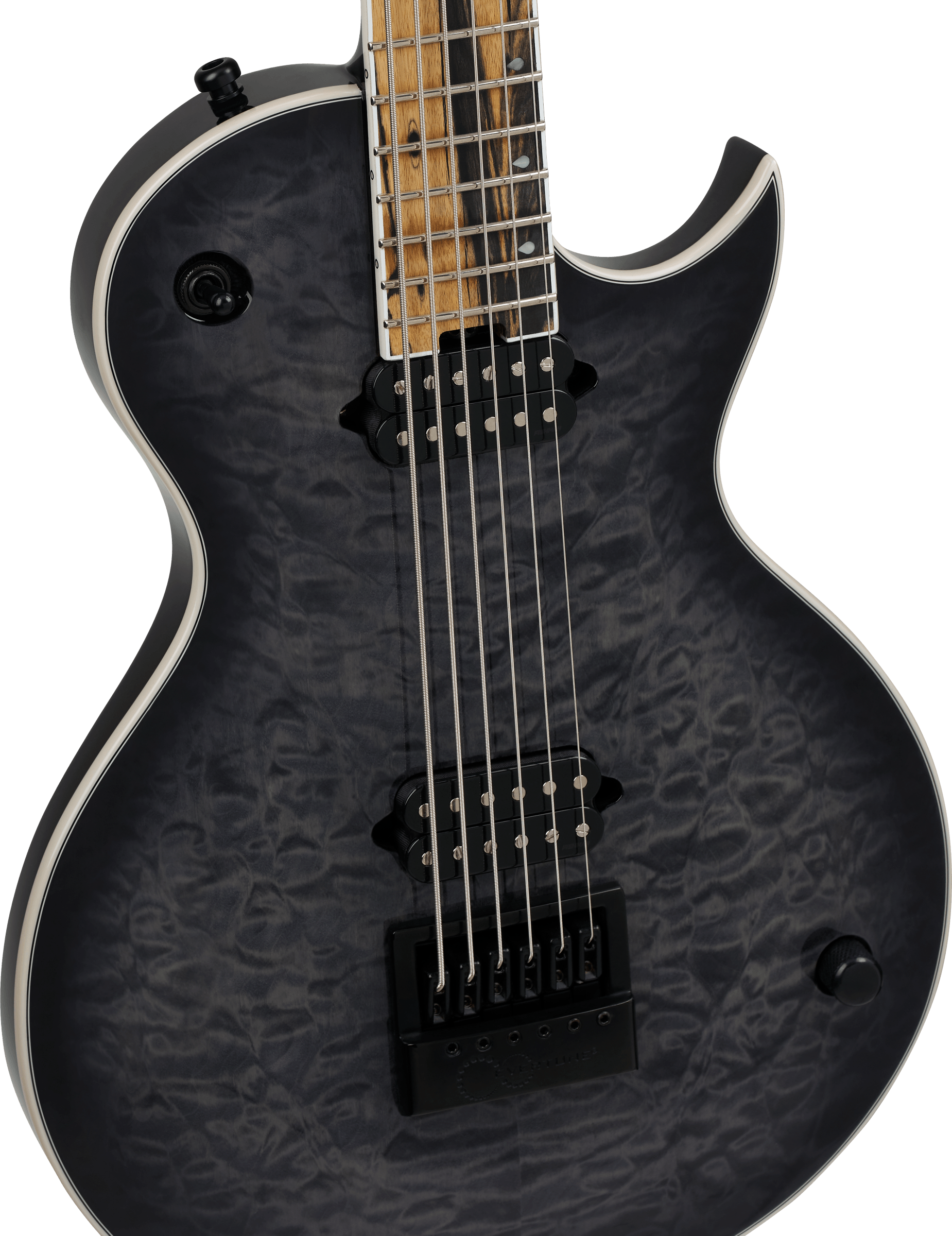 Jackson Sleep Token Iv Monarkh Pro Plus Signature Baryton Ht Ht Eb - Transparent Black Burst - Baritone guitar - Variation 2