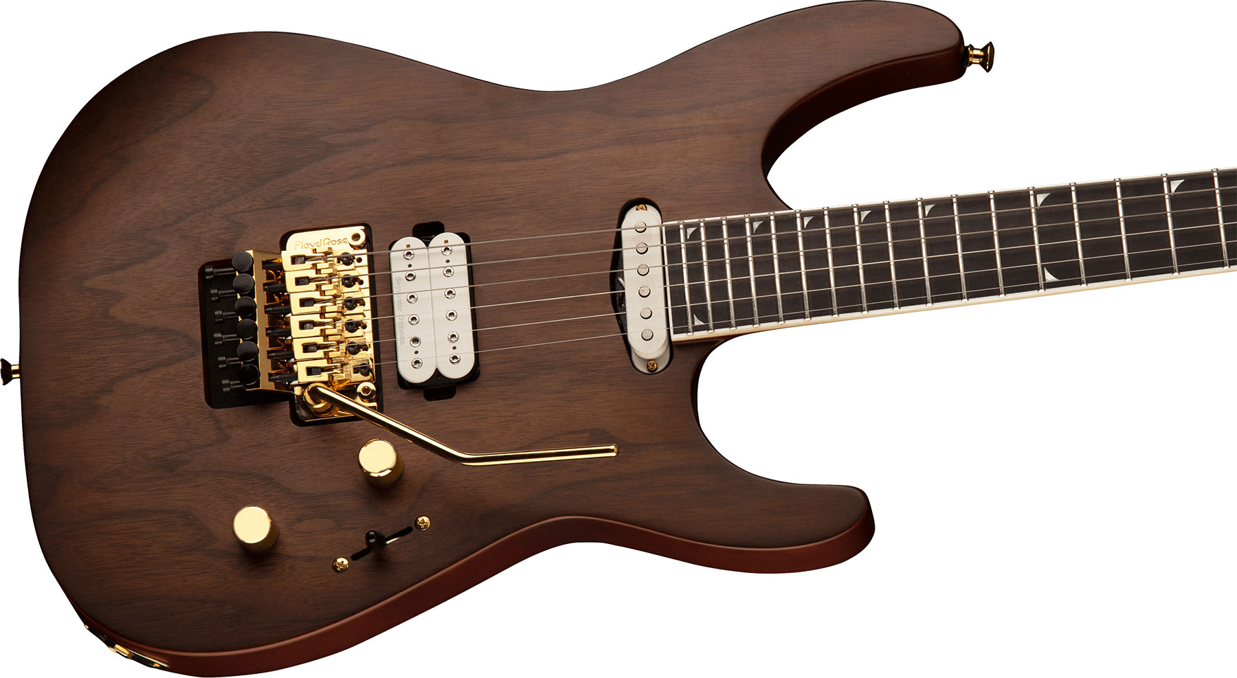 Jackson Soloist Sl Walnut Hs Concept Hs Seymour Duncan Fr Eb - Natural - Str shape electric guitar - Variation 2