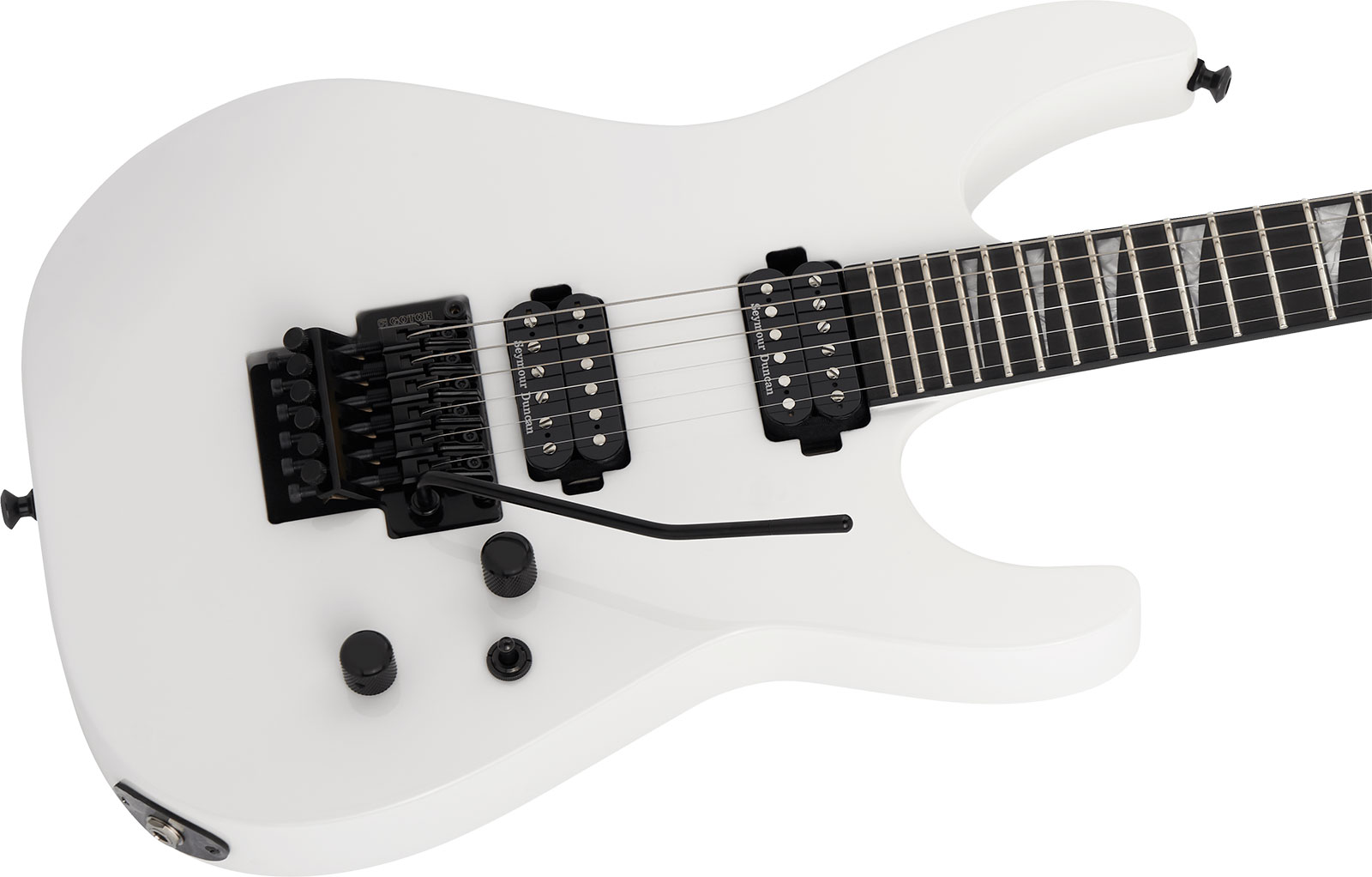 Jackson Soloist Sl2 Mj Jap 2h Seymour Duncan Fr Eb - Snow White - Metal electric guitar - Variation 2