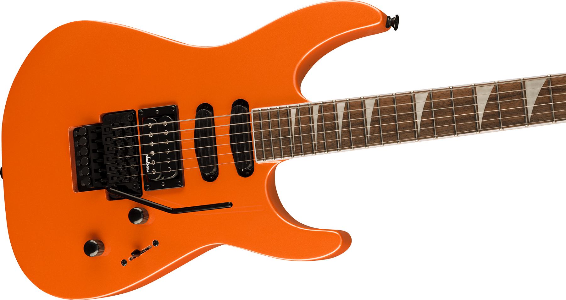 Jackson Soloist Sl3x Dx Hstst Fr Lau - Lambo Orange - Str shape electric guitar - Variation 2