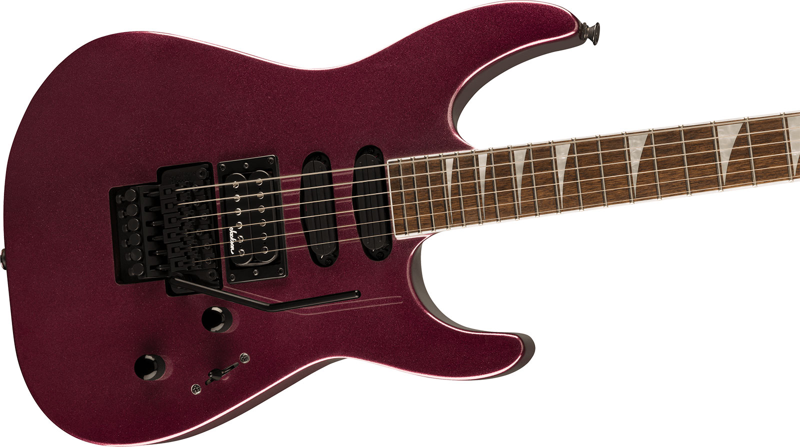 Jackson Soloist Sl3x Dx Hstst Fr Lau - Oxblood - Str shape electric guitar - Variation 2