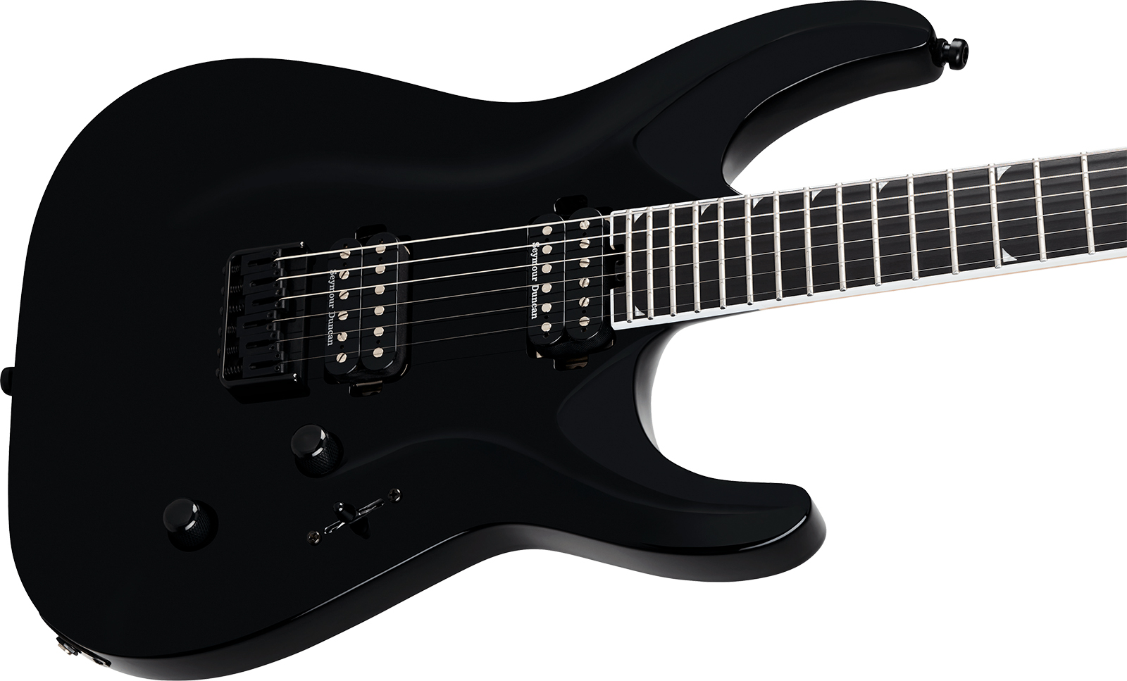 Jackson Soloist Sla2 Ht Pro Plus 2h Seymour Duncan Eb - Gloss Black - Metal electric guitar - Variation 2
